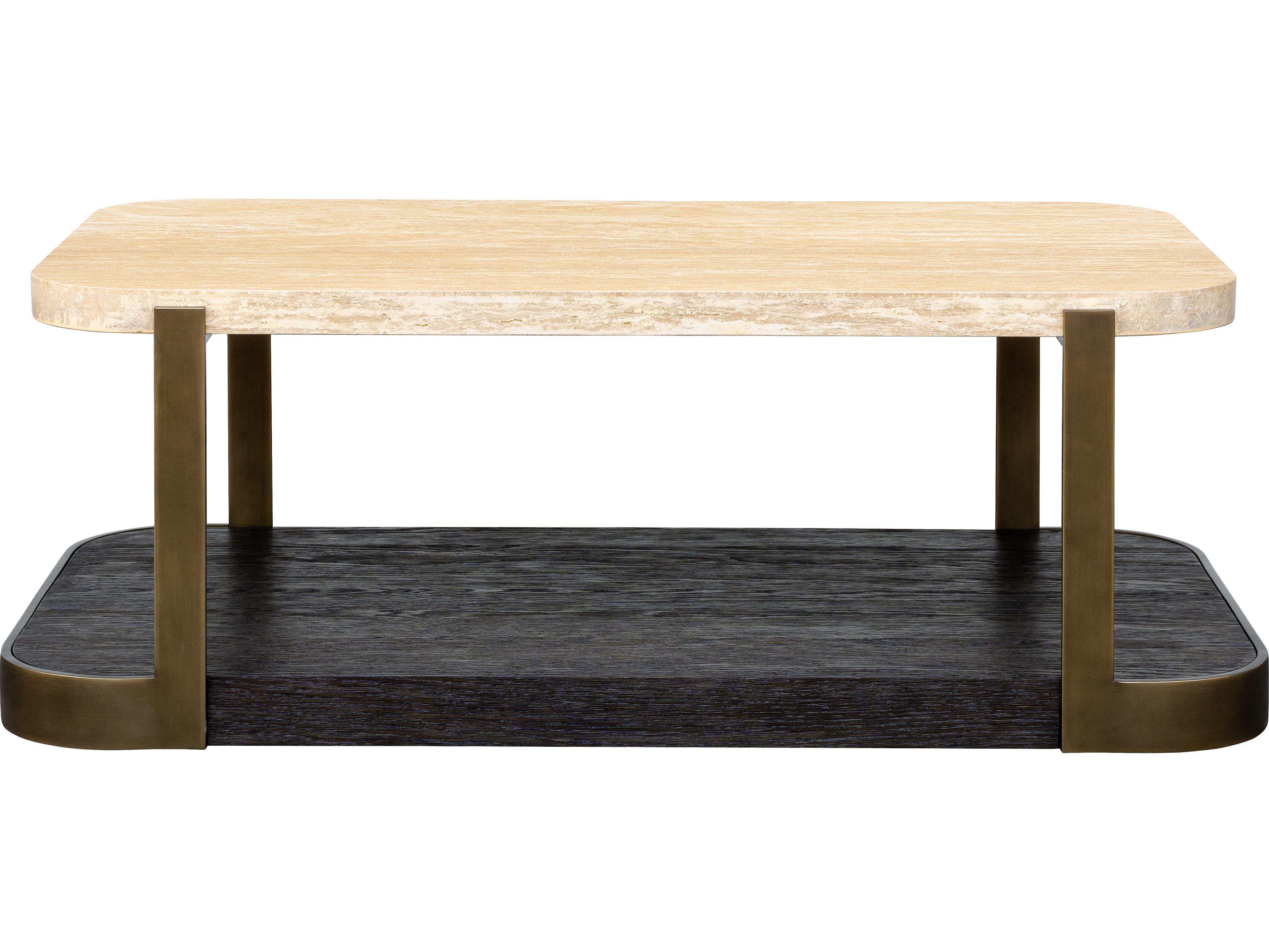 Bassett Mirror Avalon Rectangular Stone Coffee Table