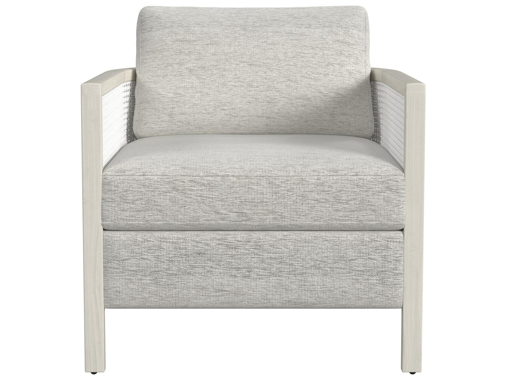 Bassett Mirror Mylo White Fabric Accent Chair