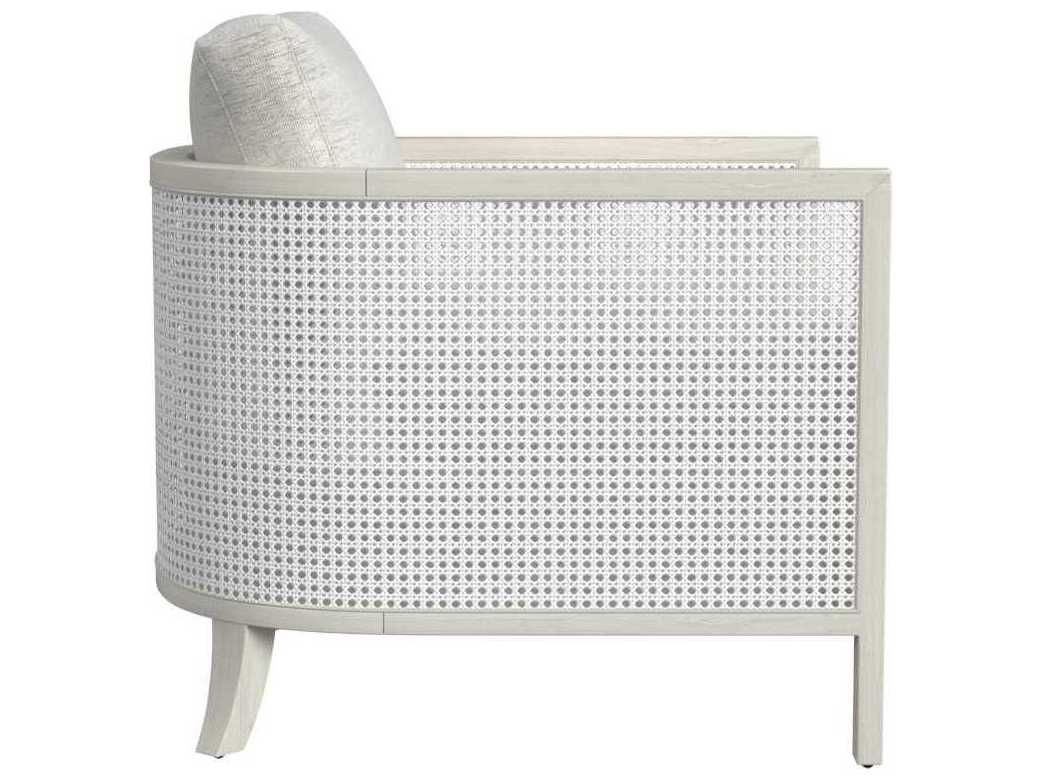 Bassett Mirror Mylo White Fabric Accent Chair