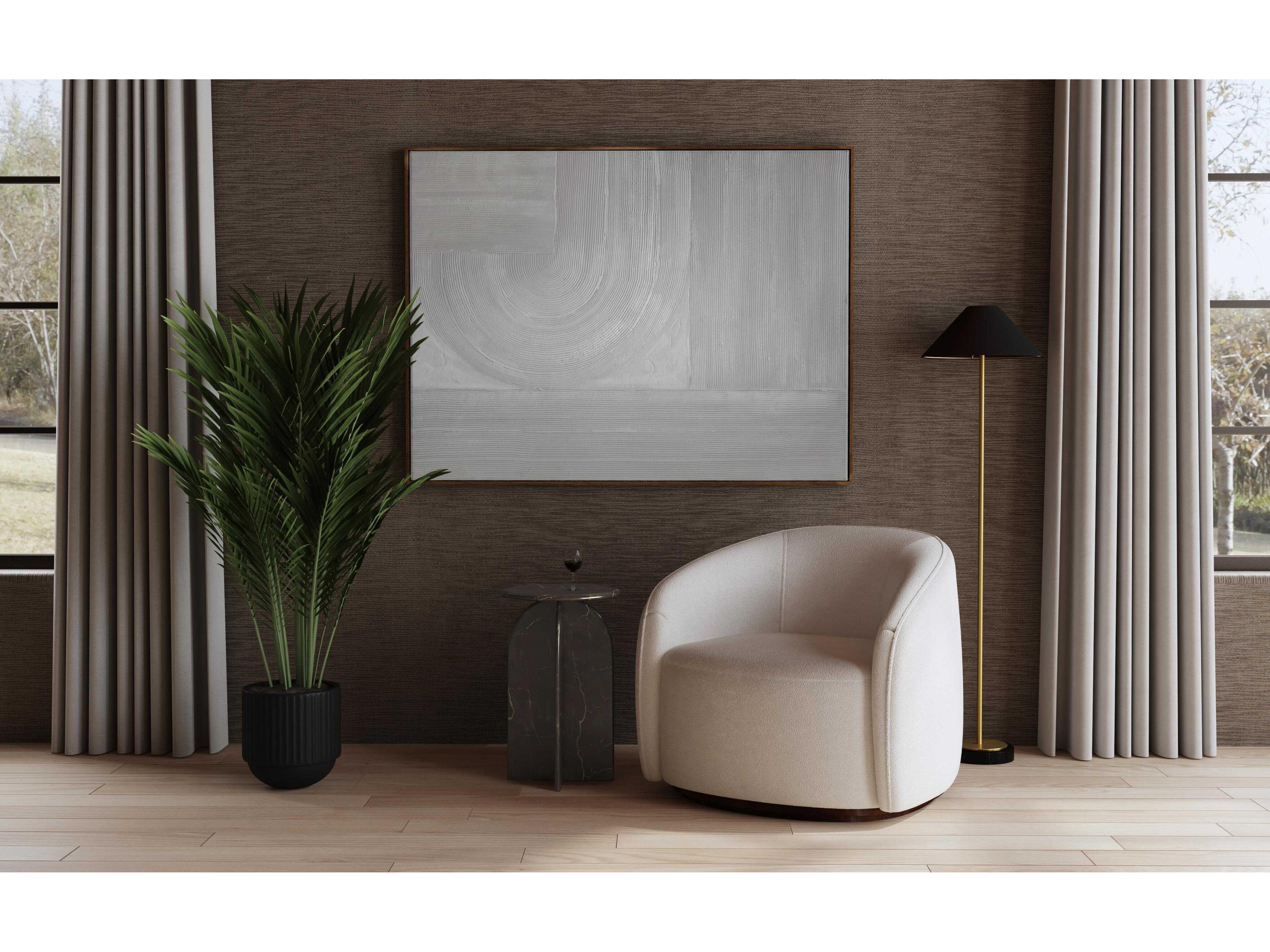 Bassett Mirror Brown Abbey Accent Table