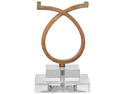 Bassett Mirror Vivian Gold Leaf Table Lamp