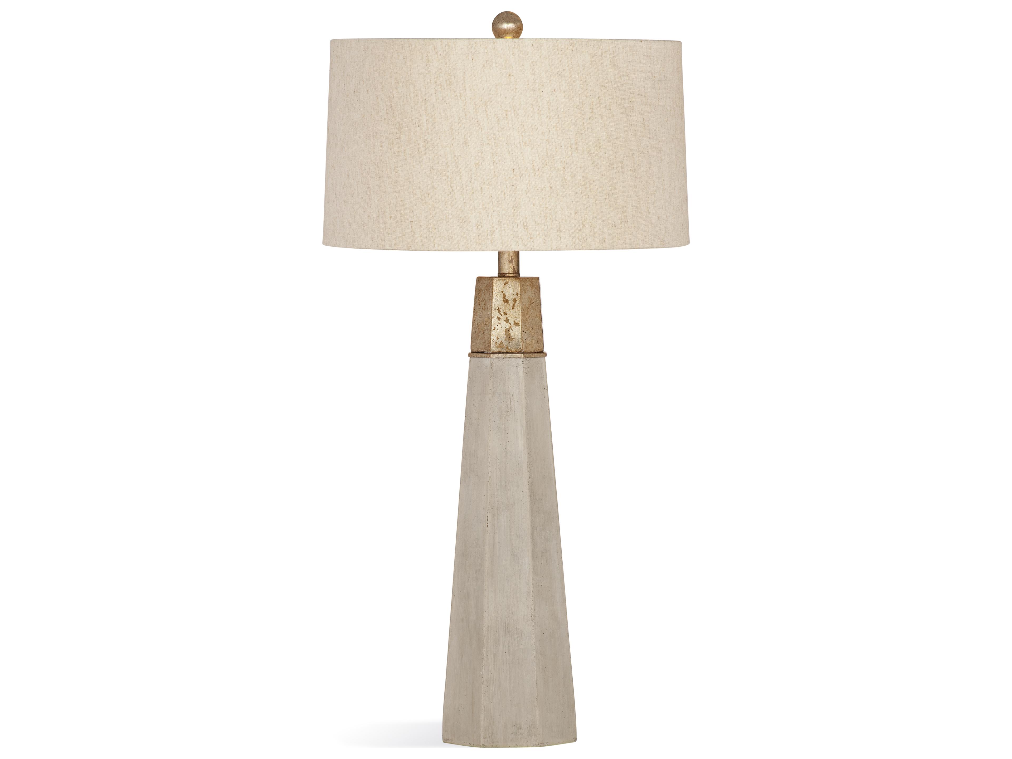 Bassett Mirror Rowan Cement Gold Buffet Lamp