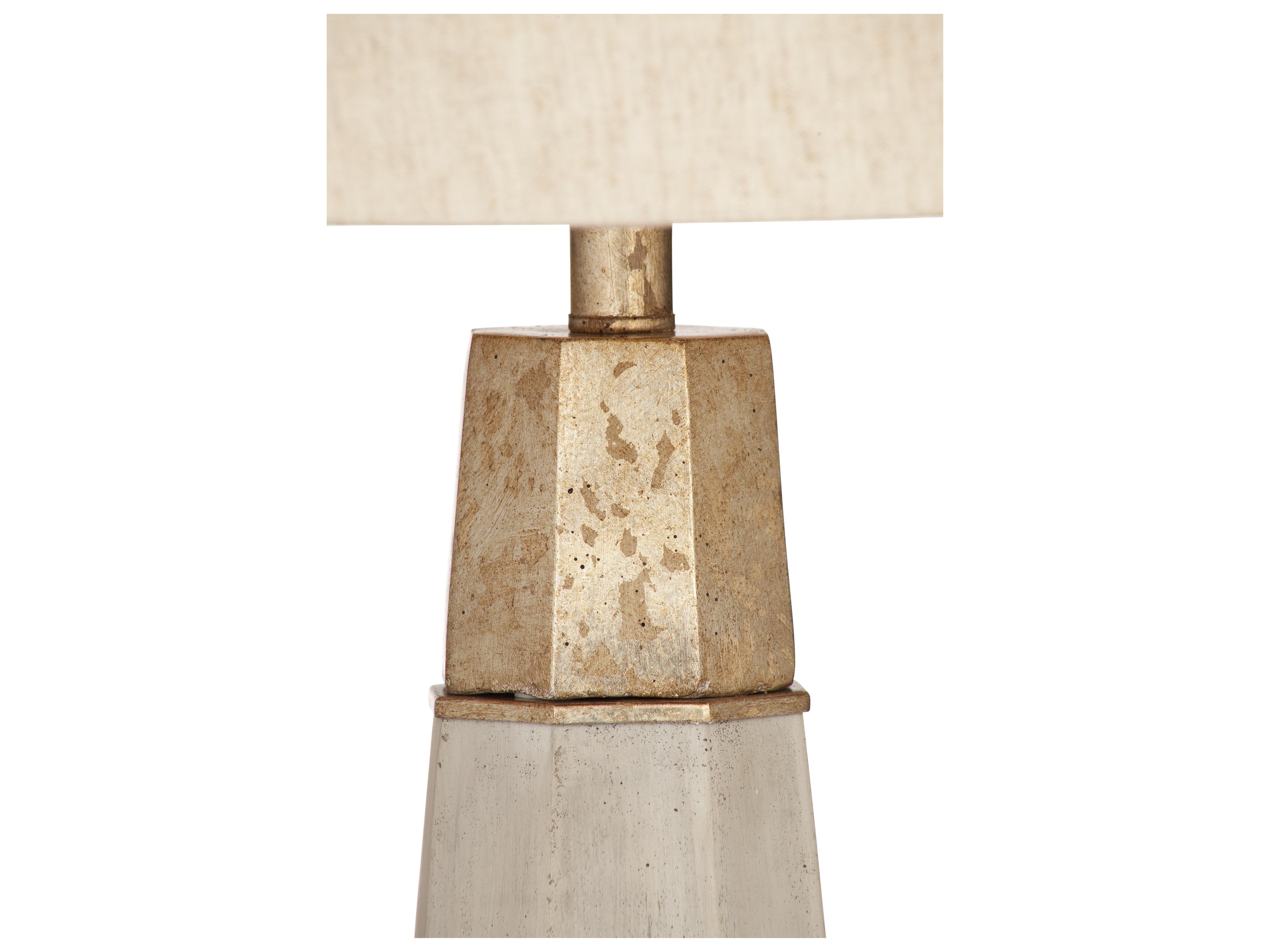 Bassett Mirror Rowan Cement Gold Buffet Lamp