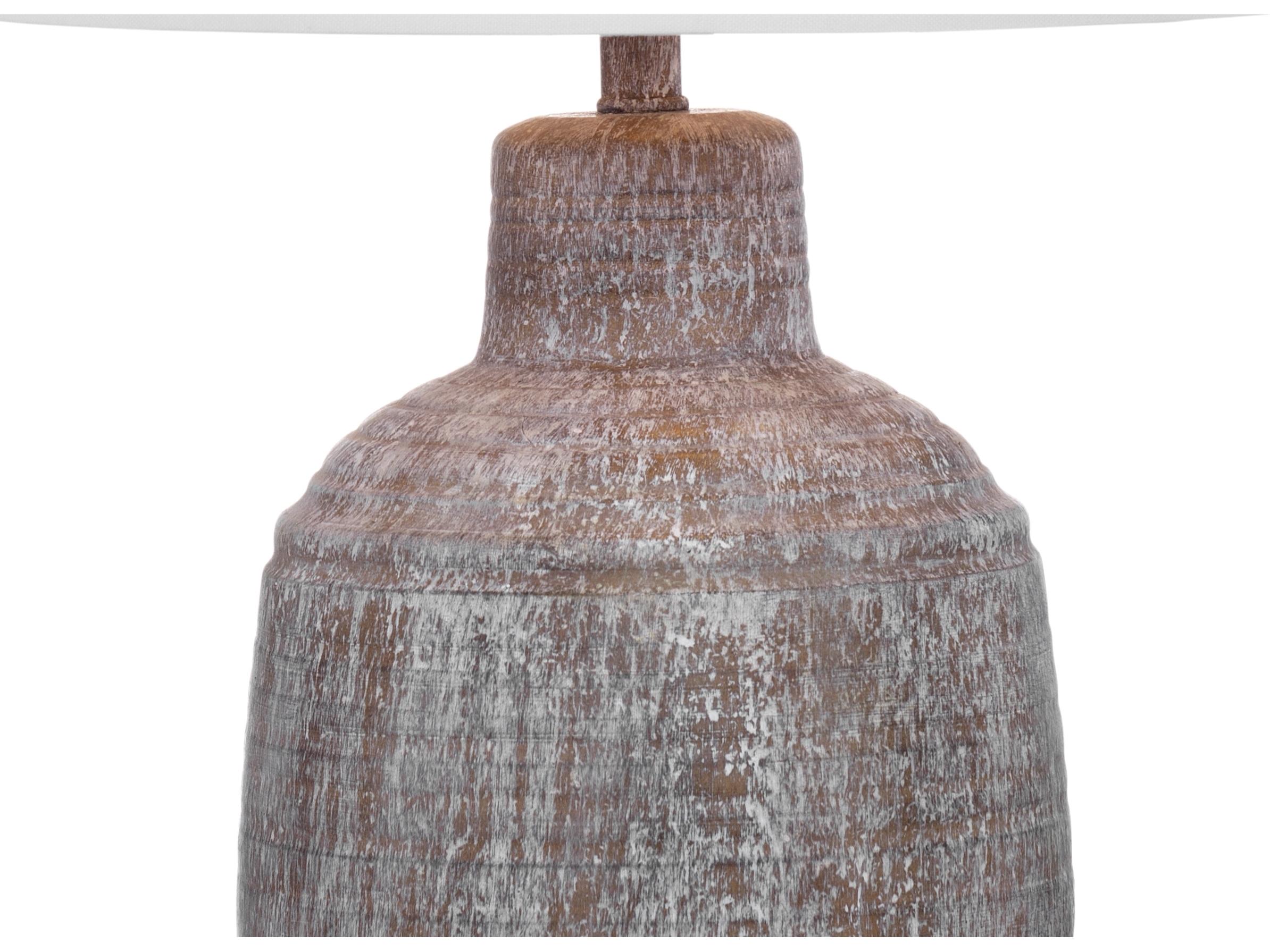 Bassett Mirror Libby Cram Antique Wash Brown Table Lamp