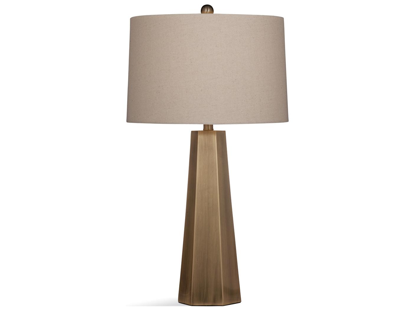 Bassett Mirror Marsham Brushed Gold Table Lamp
