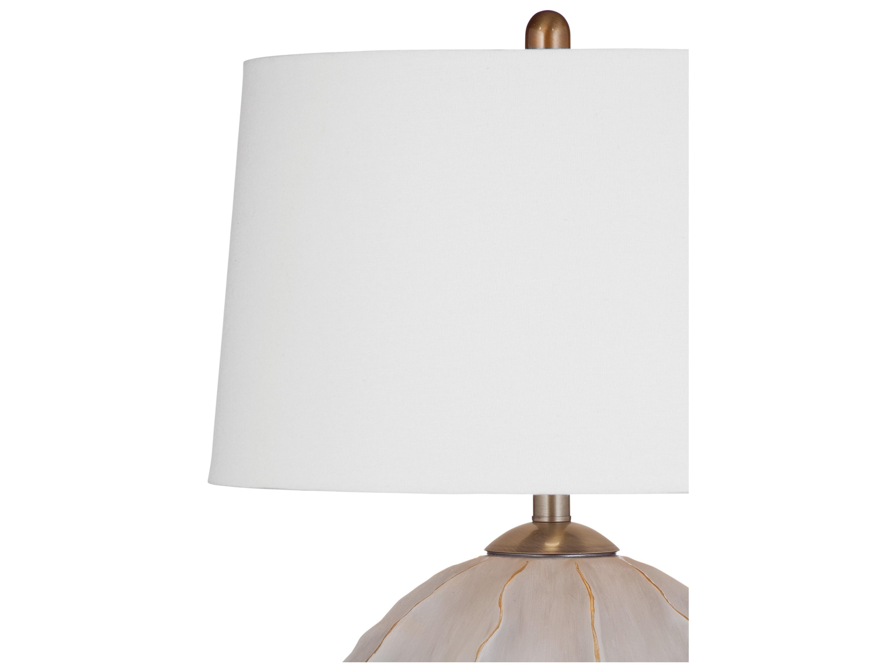 Bassett Mirror Grey Concrete Buffet Lamp