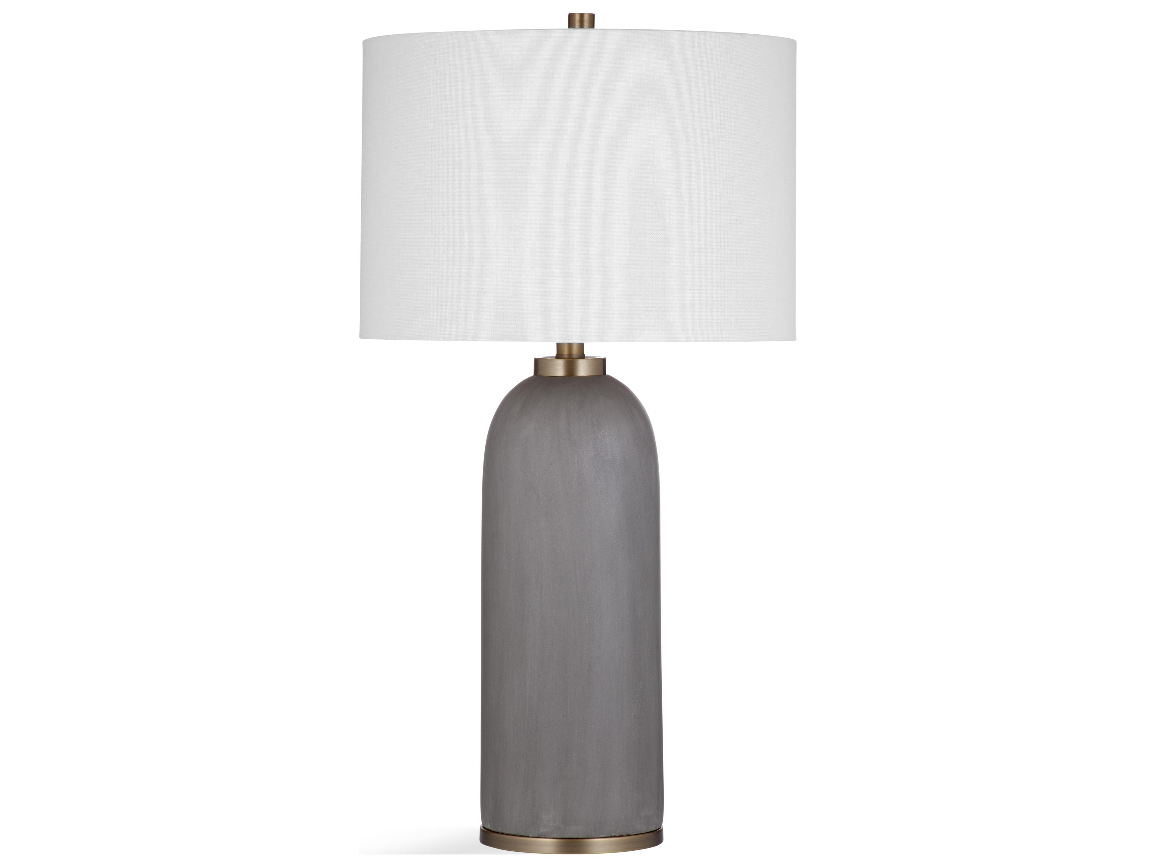 Bassett Mirror Cement Gray Buffet Lamp