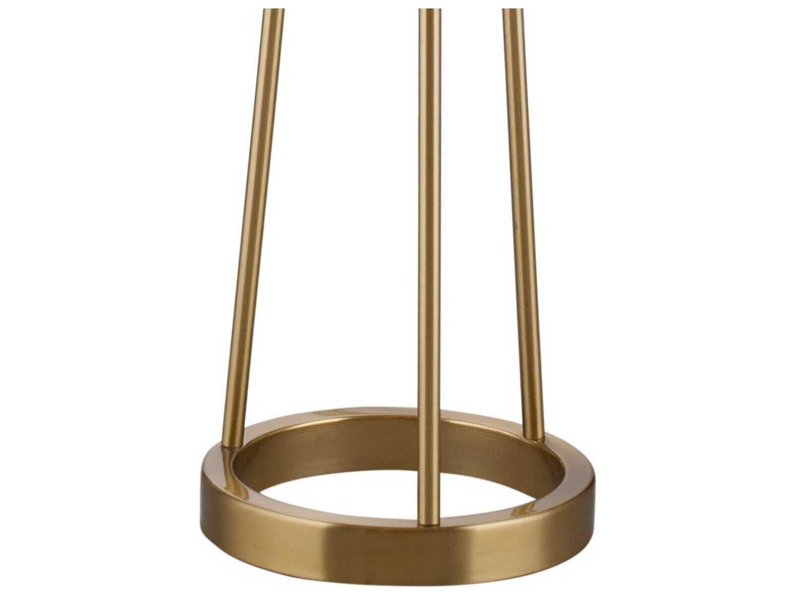Bassett Mirror Legacy Brushed Brass Floor Lamp