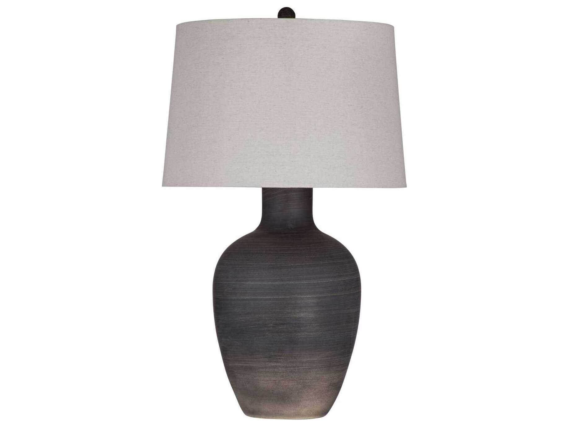 Bassett Mirror Black Volga Table Lamp