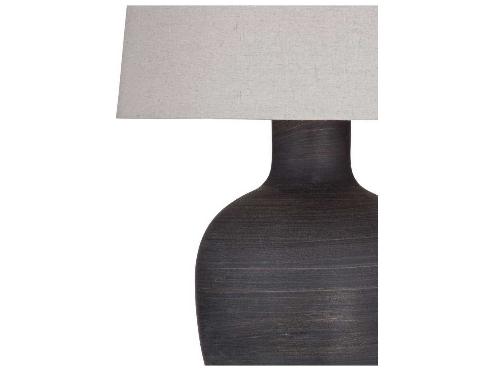 Bassett Mirror Black Volga Table Lamp