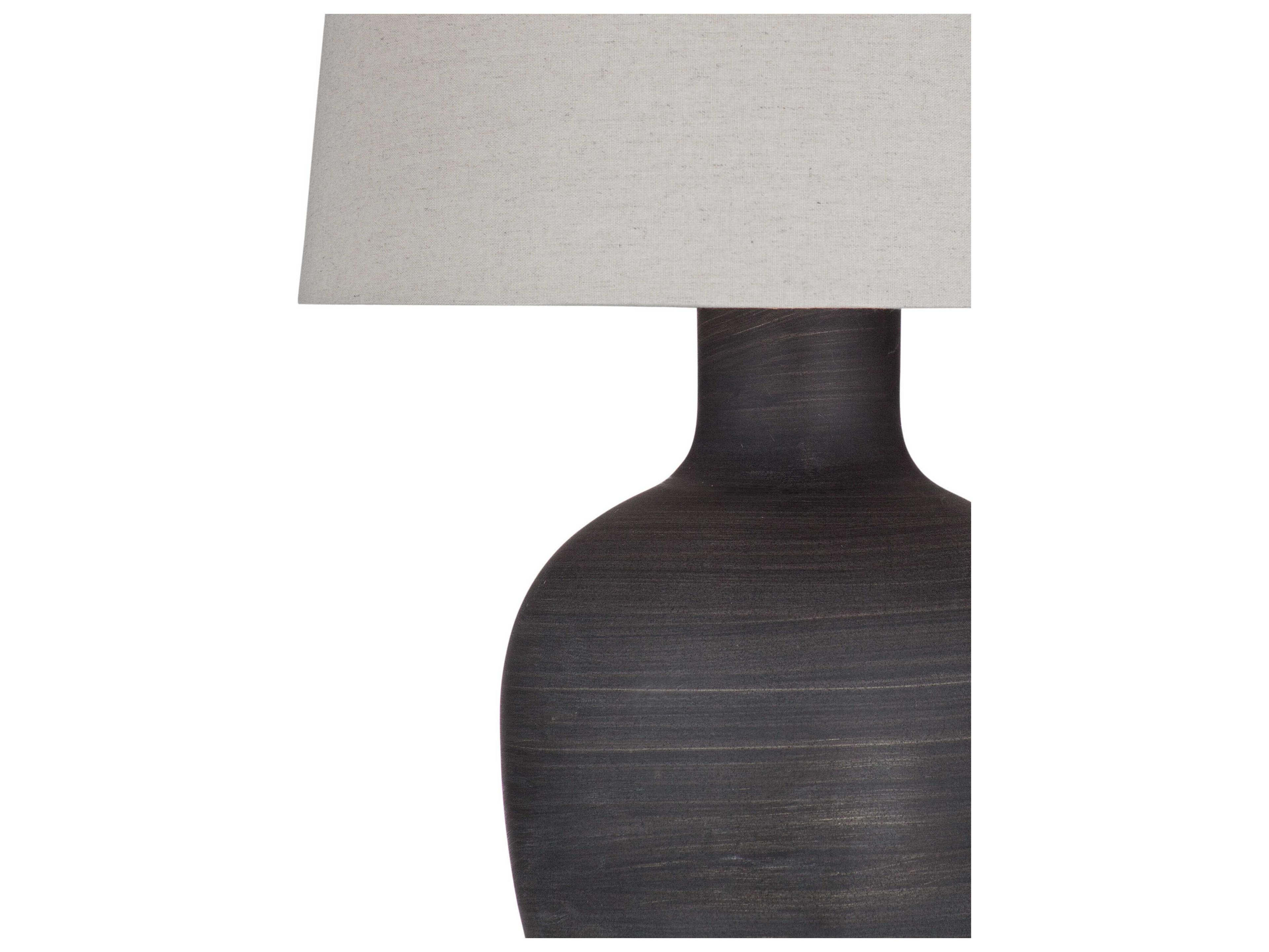 Bassett Mirror Black Volga Table Lamp