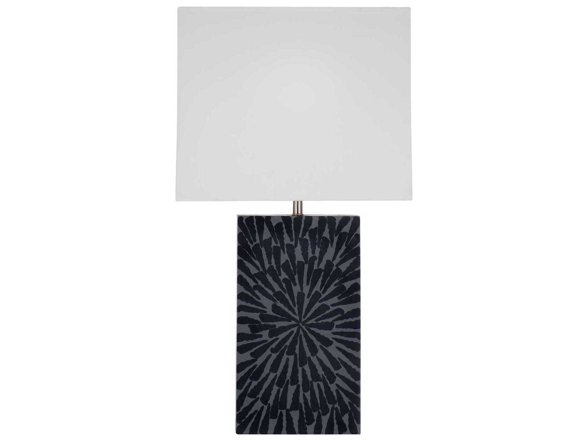 Bassett Mirror Gray Fleur Table Lamp