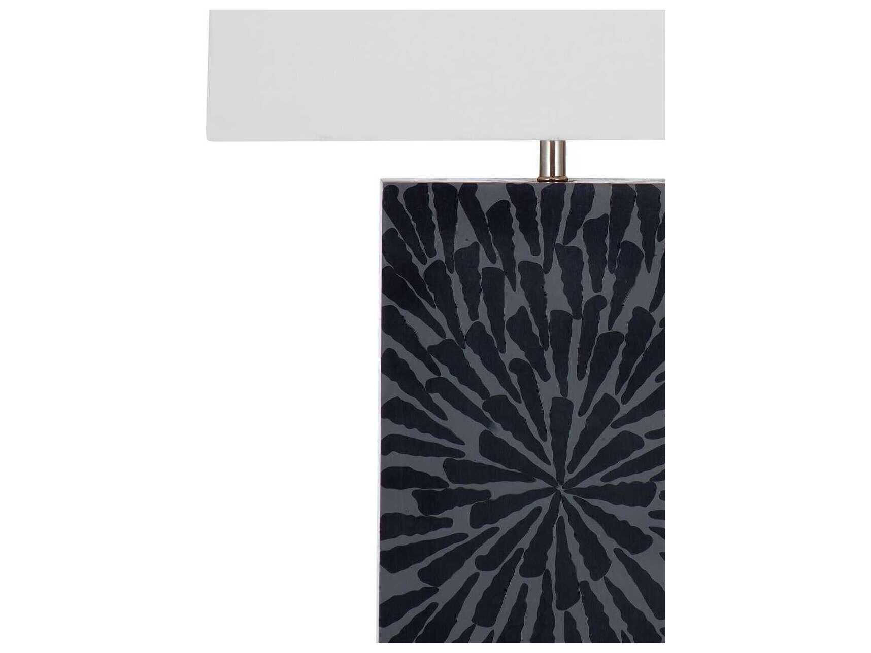 Bassett Mirror Gray Fleur Table Lamp