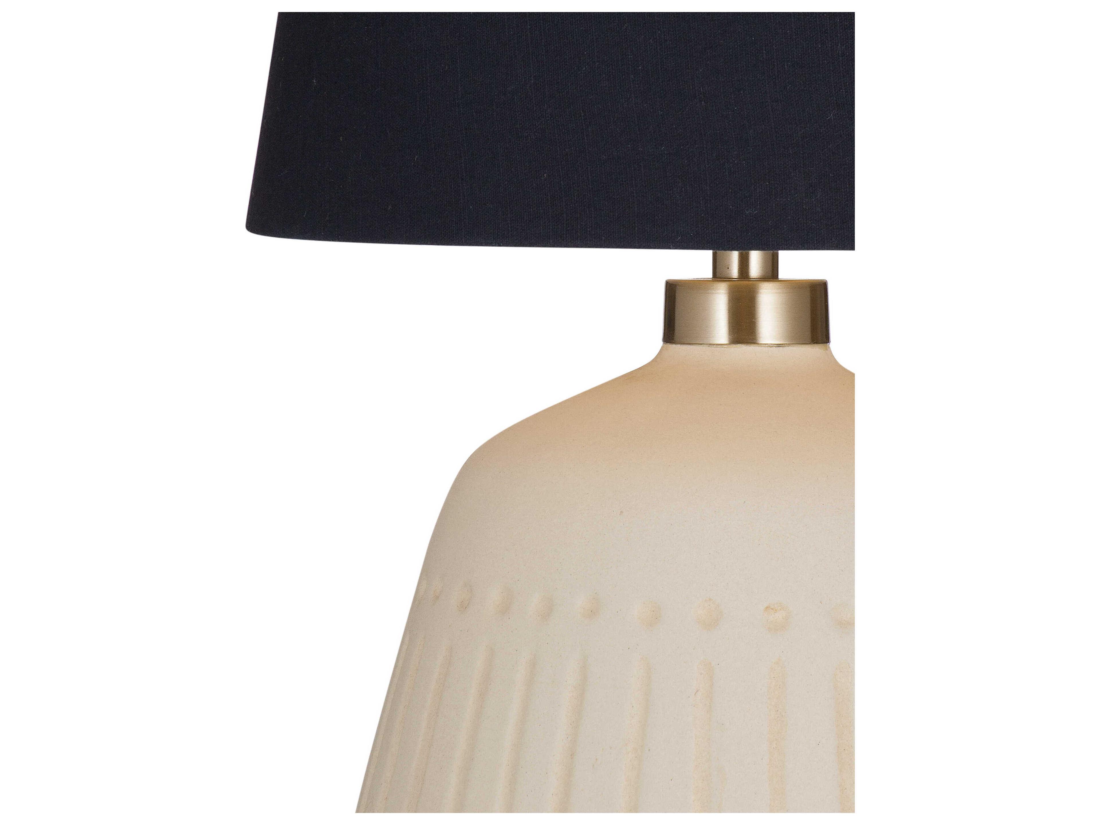 Bassett Mirror Journey White Table Lamp