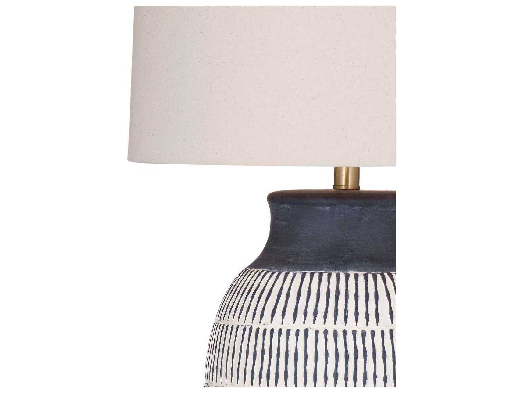 Bassett Mirror Blue Marrengo Table Lamp