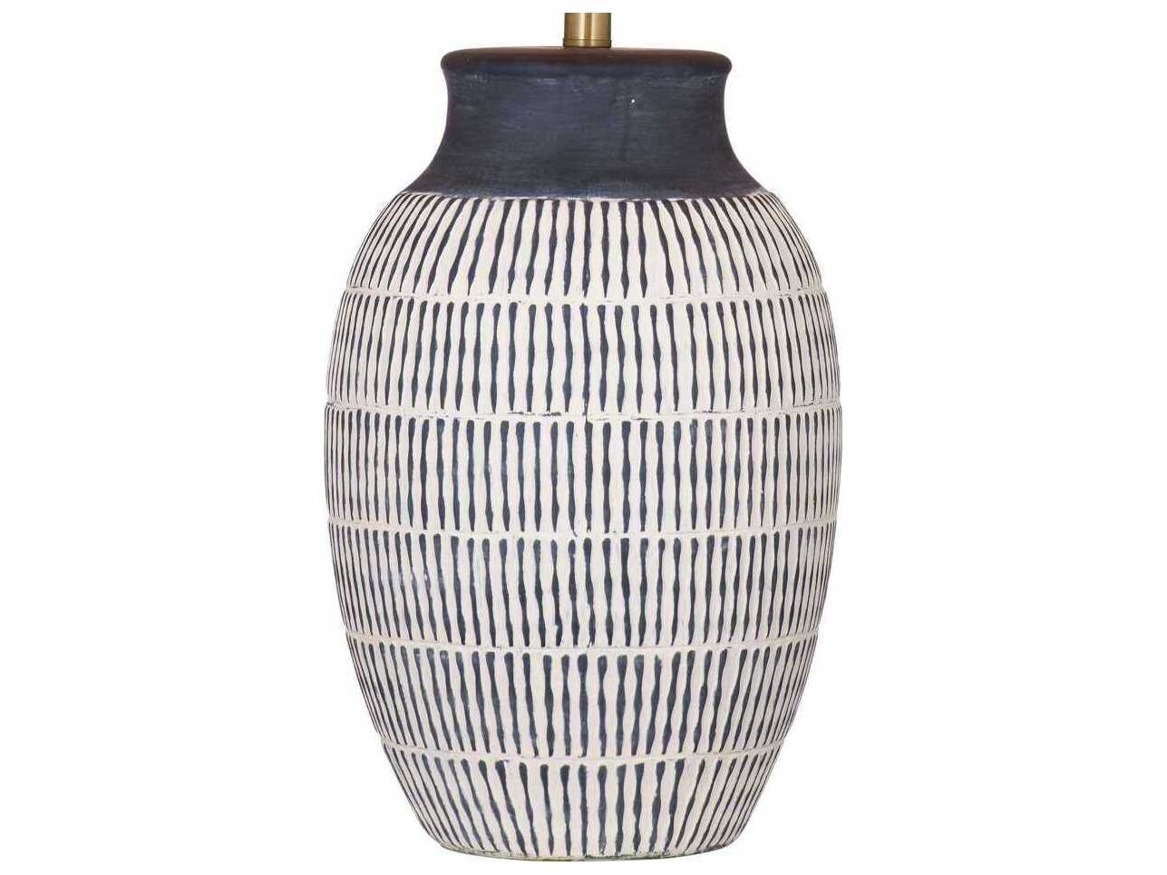 Bassett Mirror Blue Marrengo Table Lamp