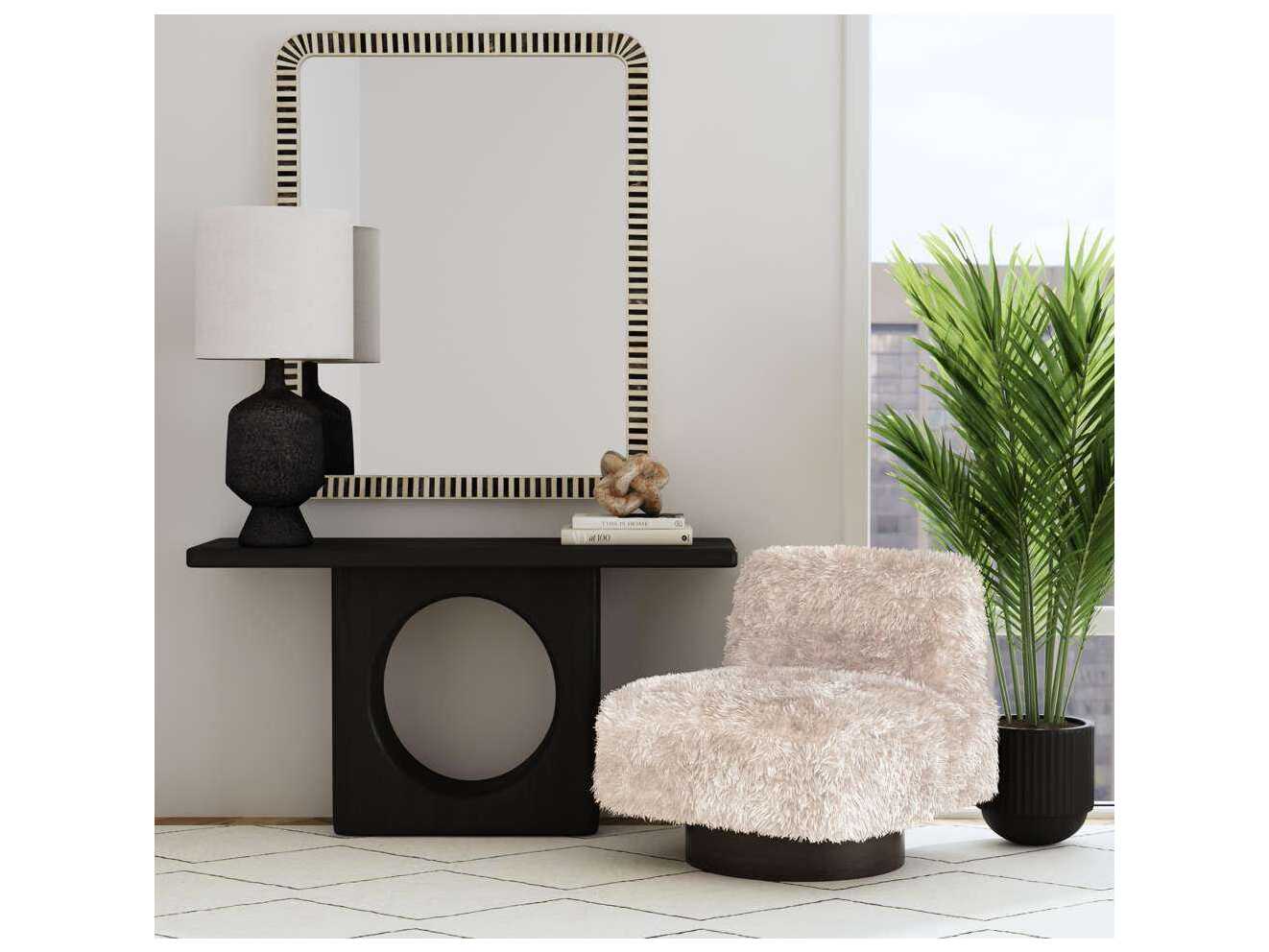 Bassett Mirror Black Hartley Table Lamp