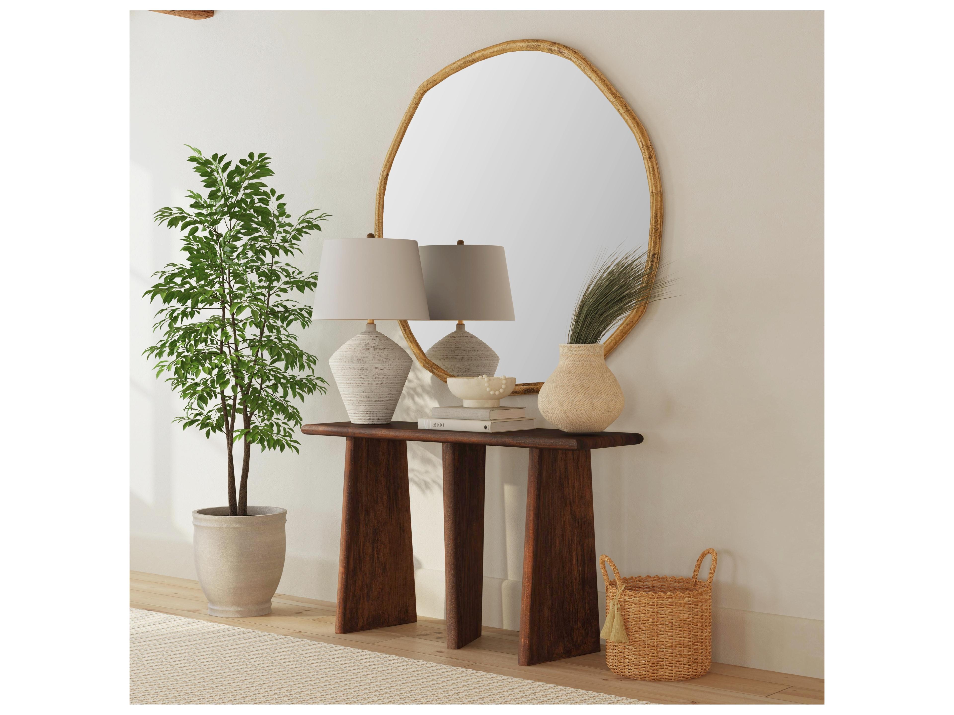 Bassett Mirror White Table Lamp