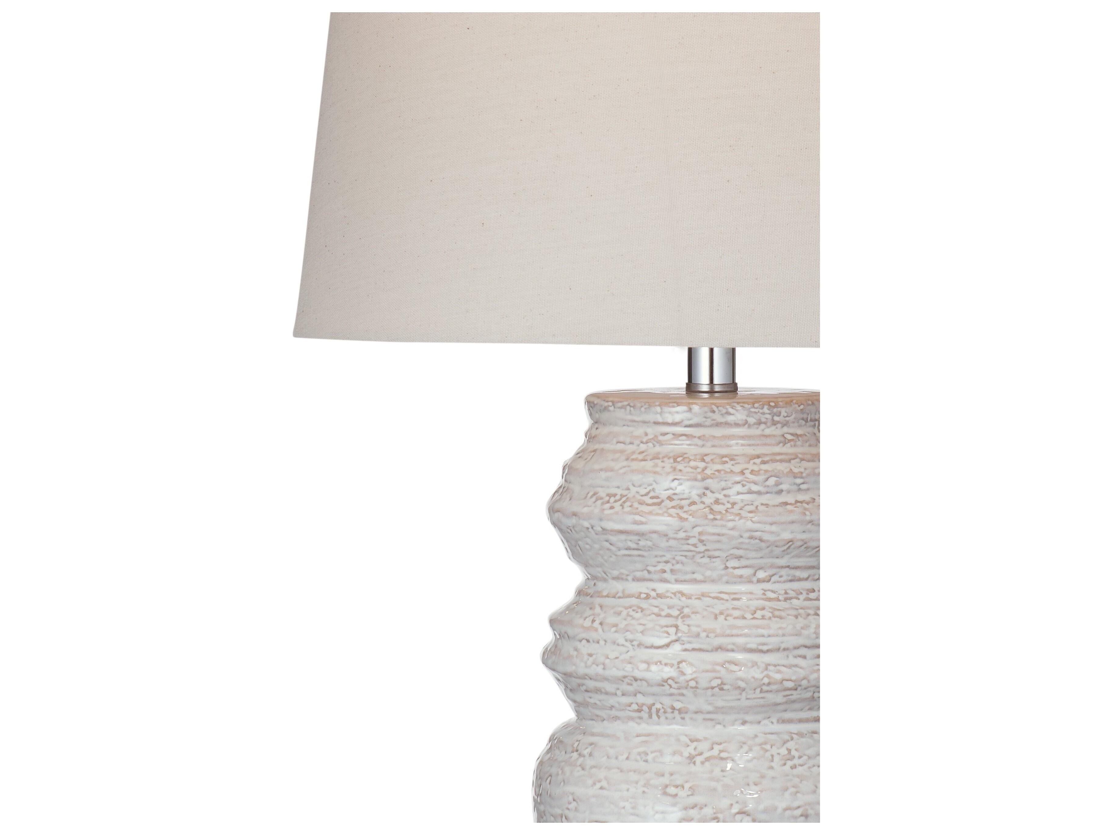 Bassett Mirror White Table Lamp
