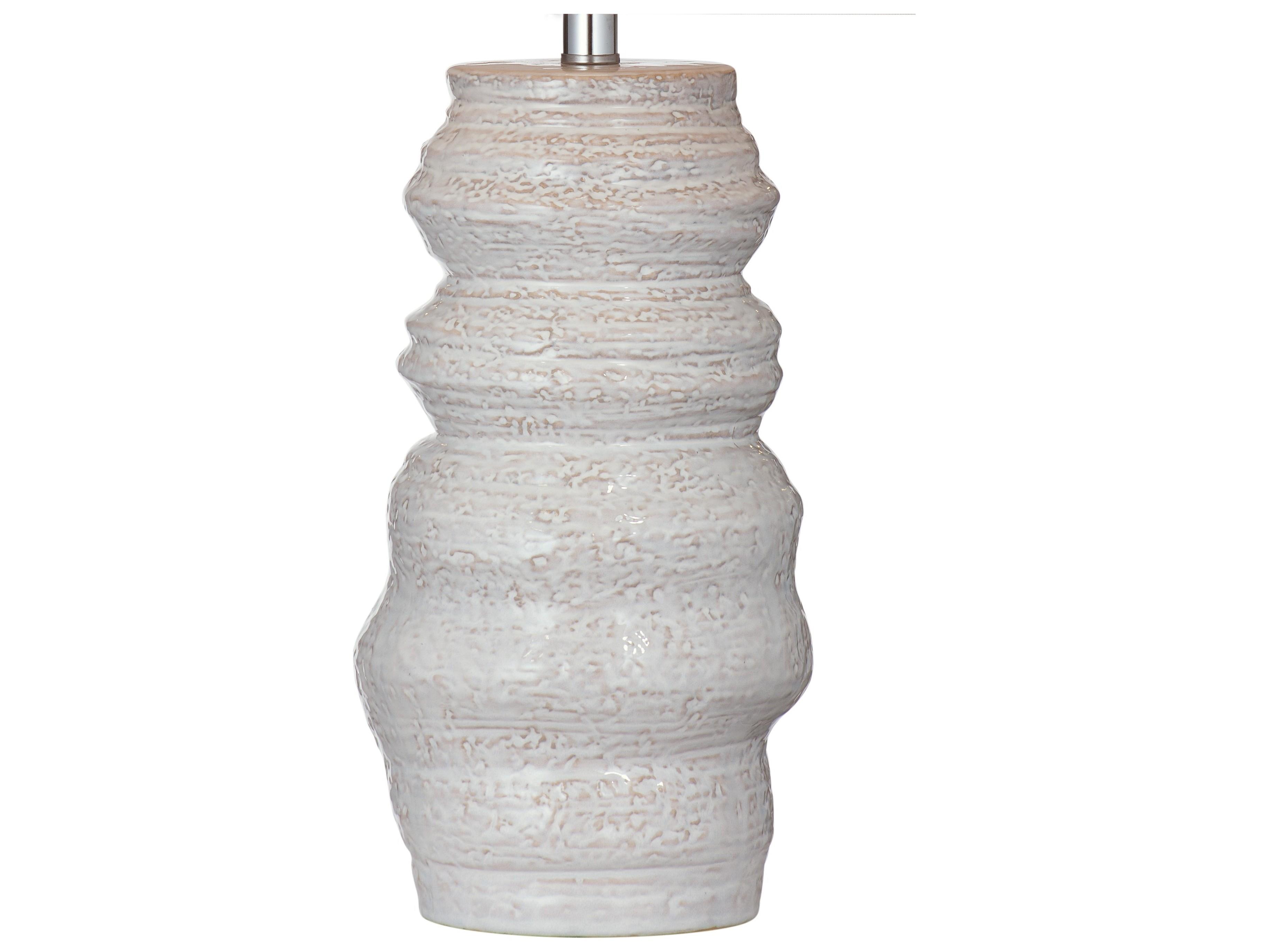 Bassett Mirror White Table Lamp