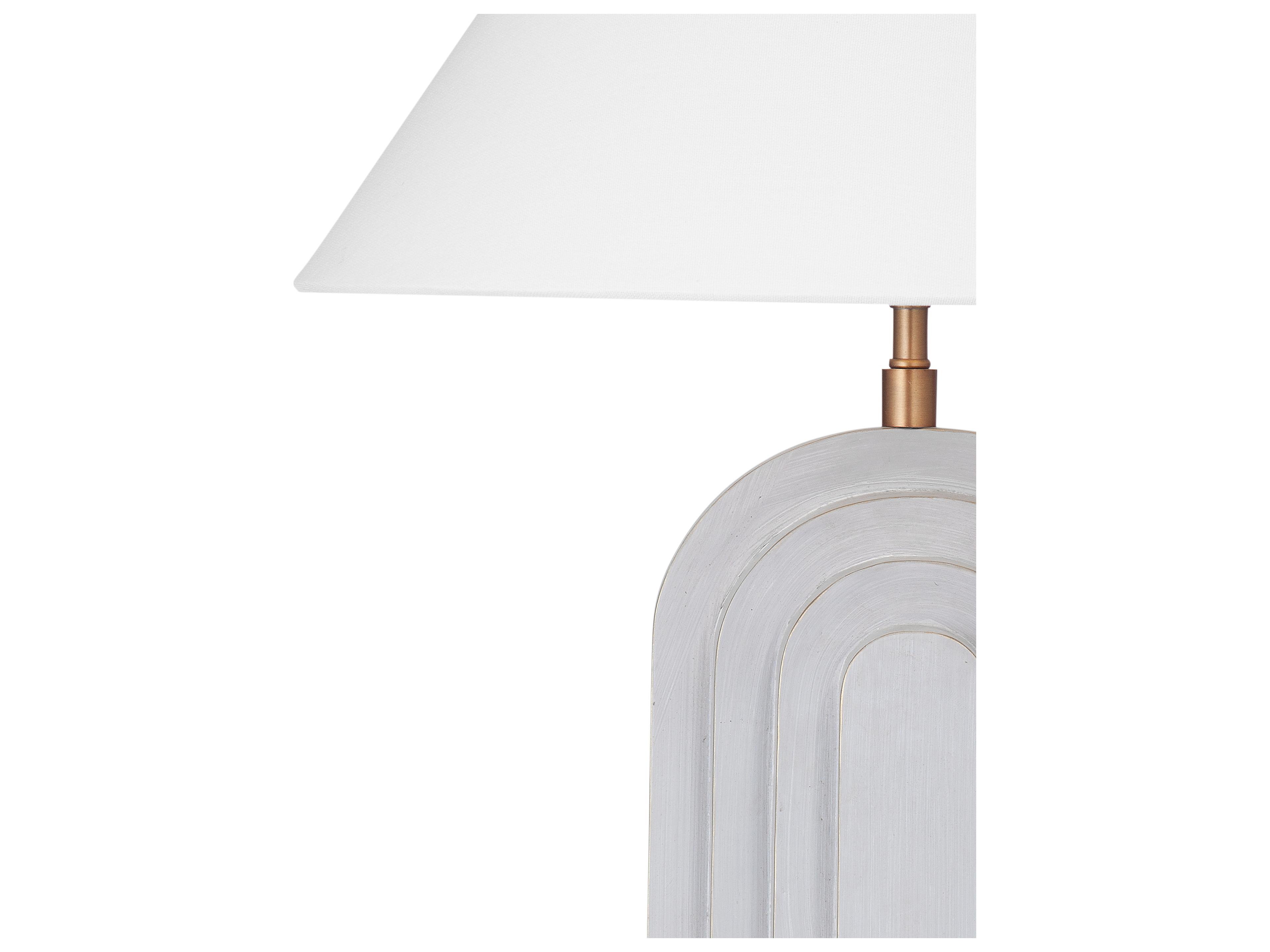 Bassett Mirror White Table Lamp