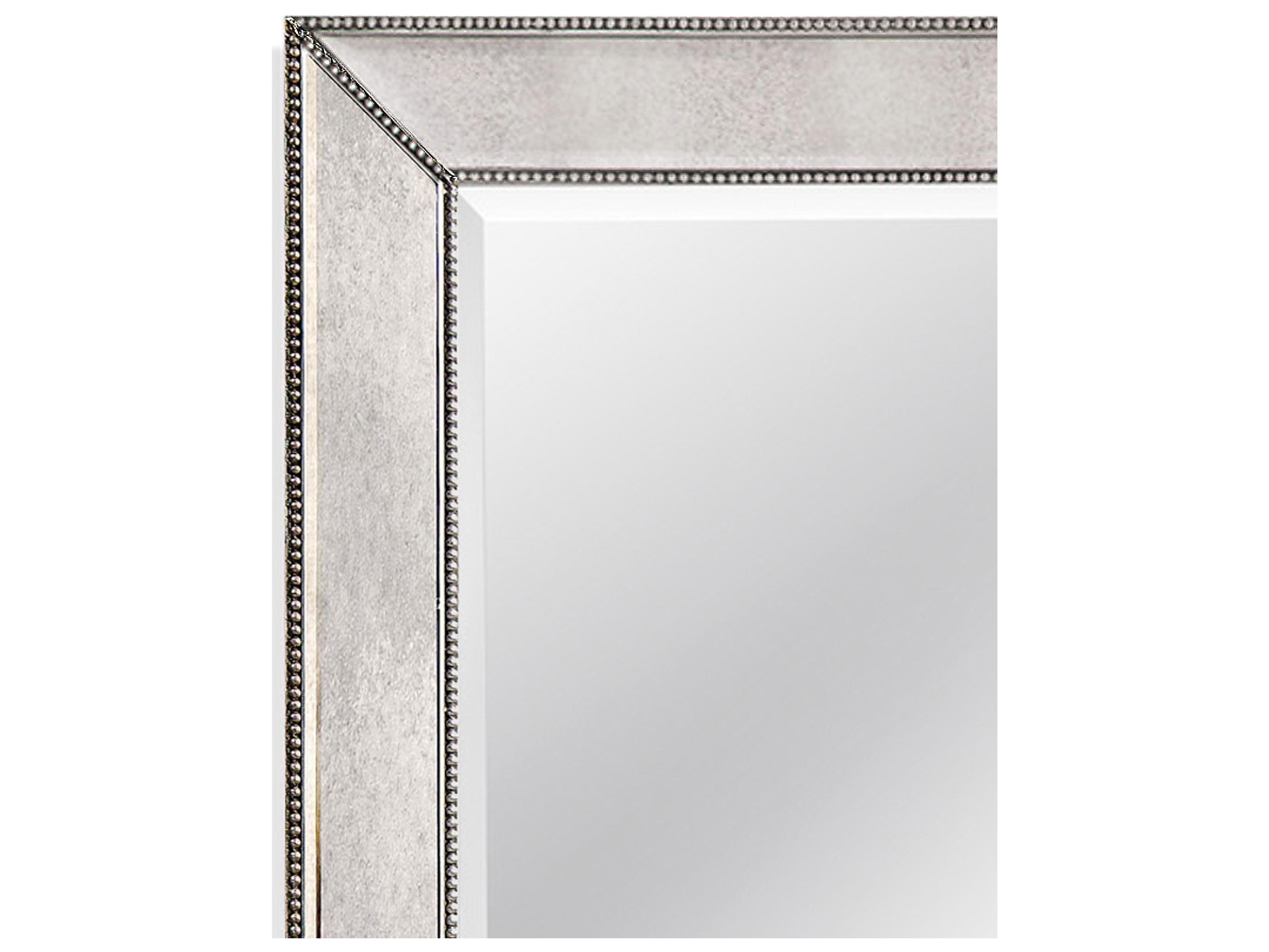 Bassett Mirror Hollywood Glam Beaded Rectangular Wall Mirror