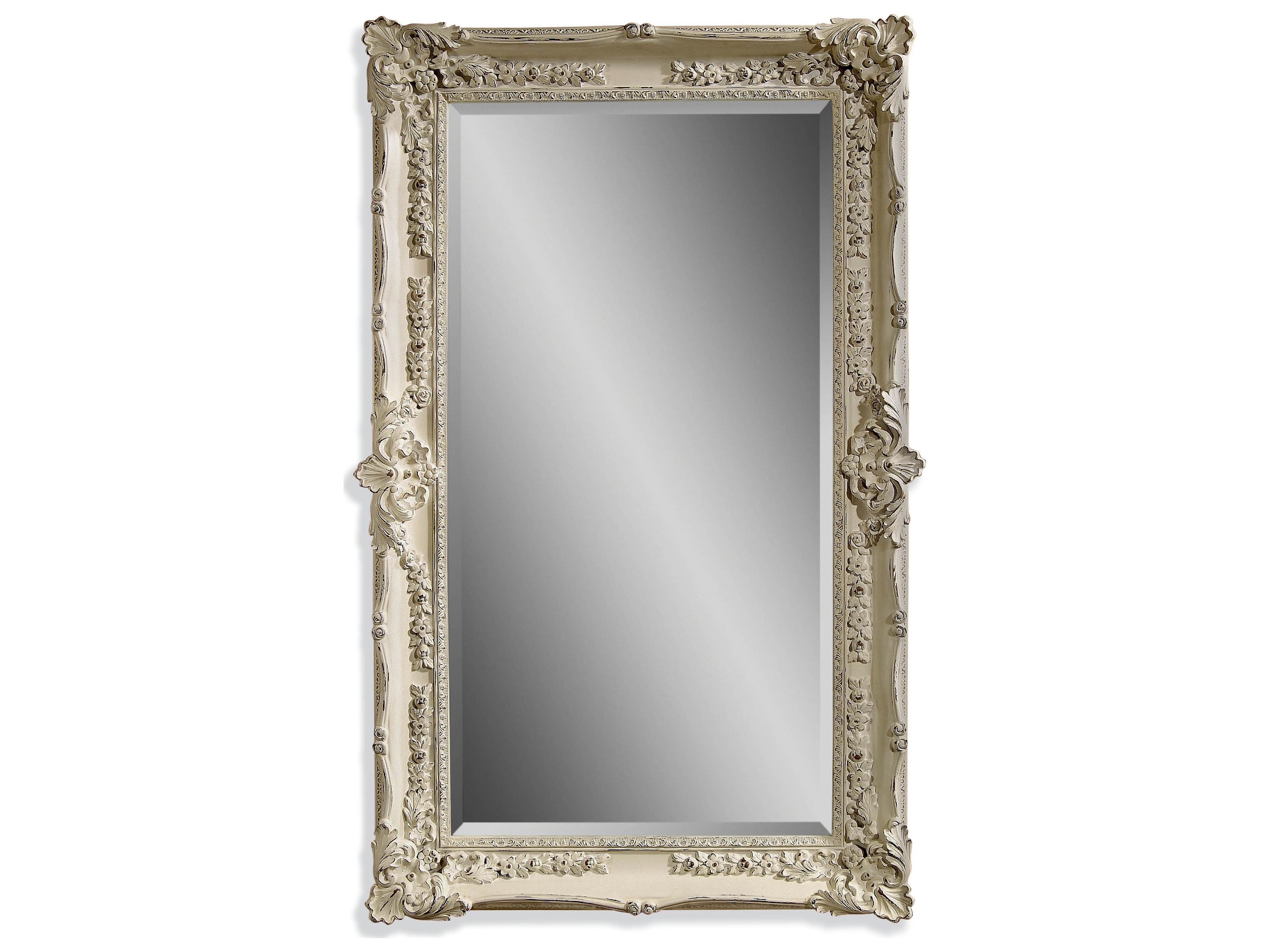 Bassett Mirror Old World Garland Rectangular Wall Mirror