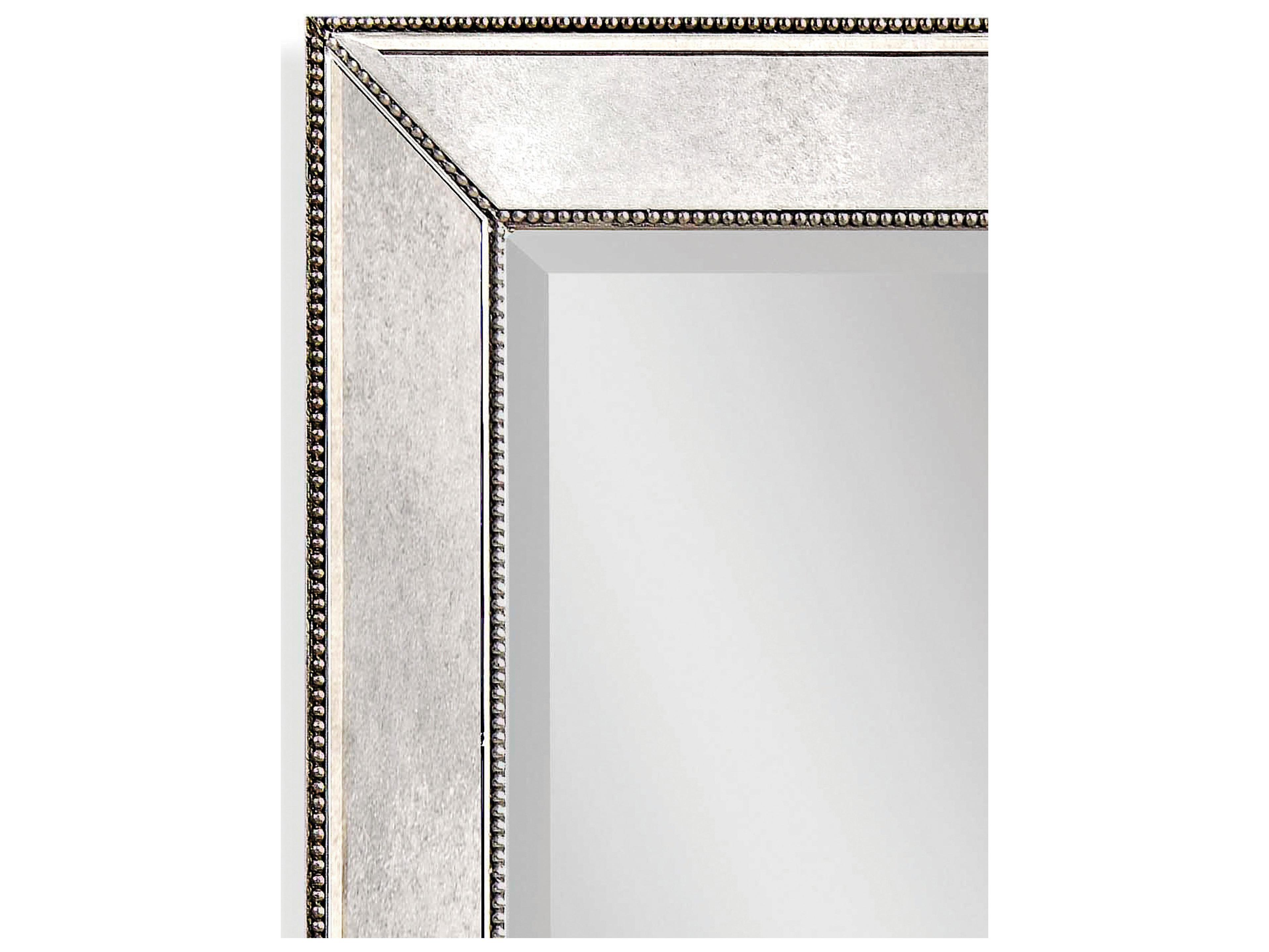 Bassett Mirror Hollywood Glam Beaded Rectangular Wall Mirror