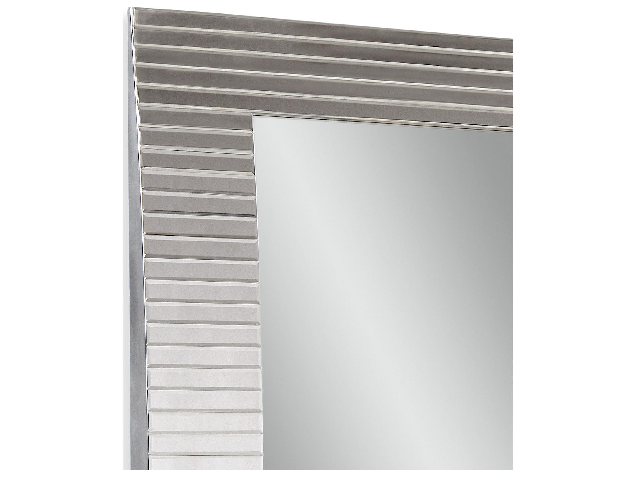 Bassett Mirror Thoroughly Modern Tambour Rectangular Wall Mirror