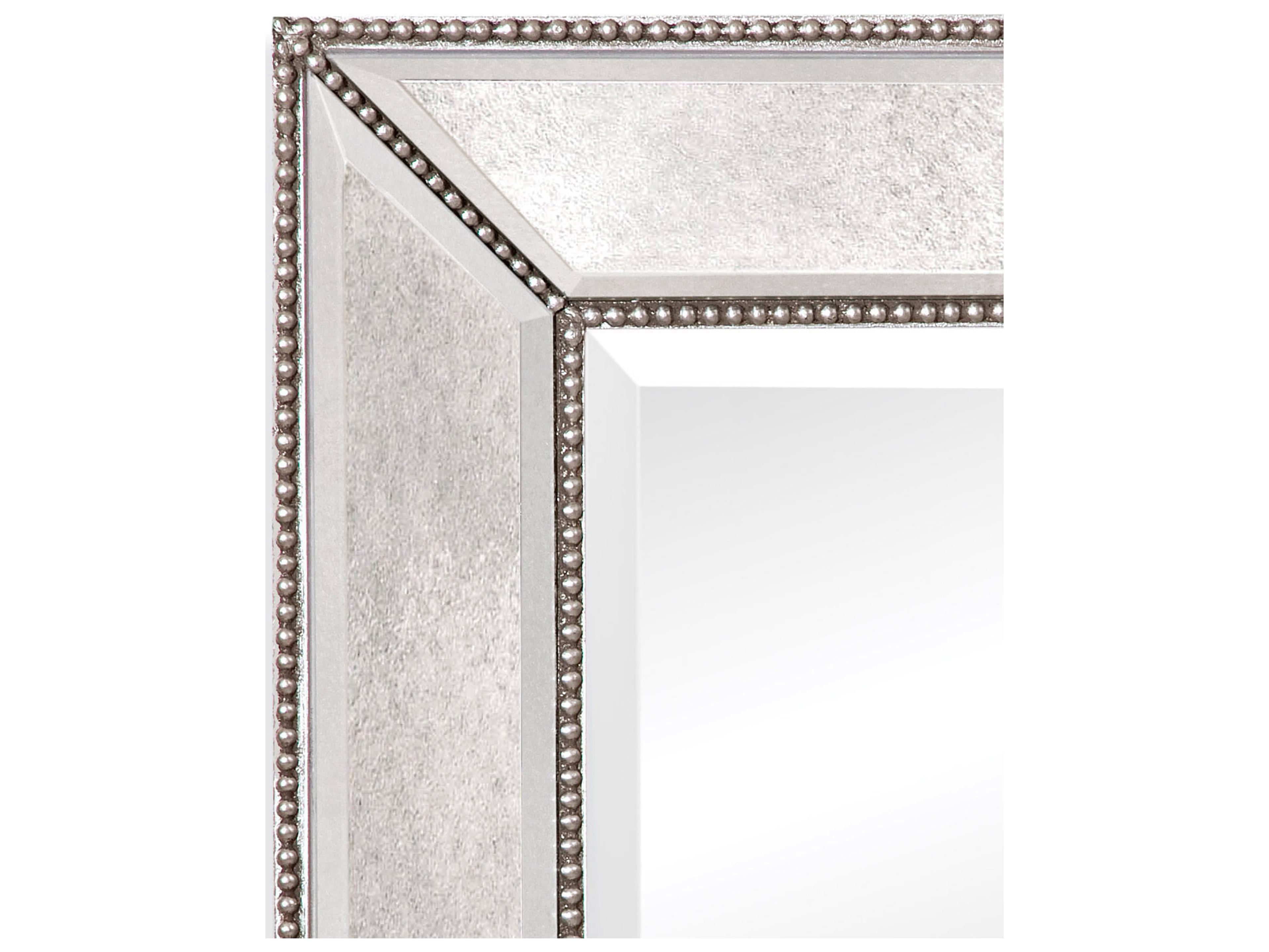 Bassett Mirror Hollywood Glam Beaded Rectangular Wall Mirror