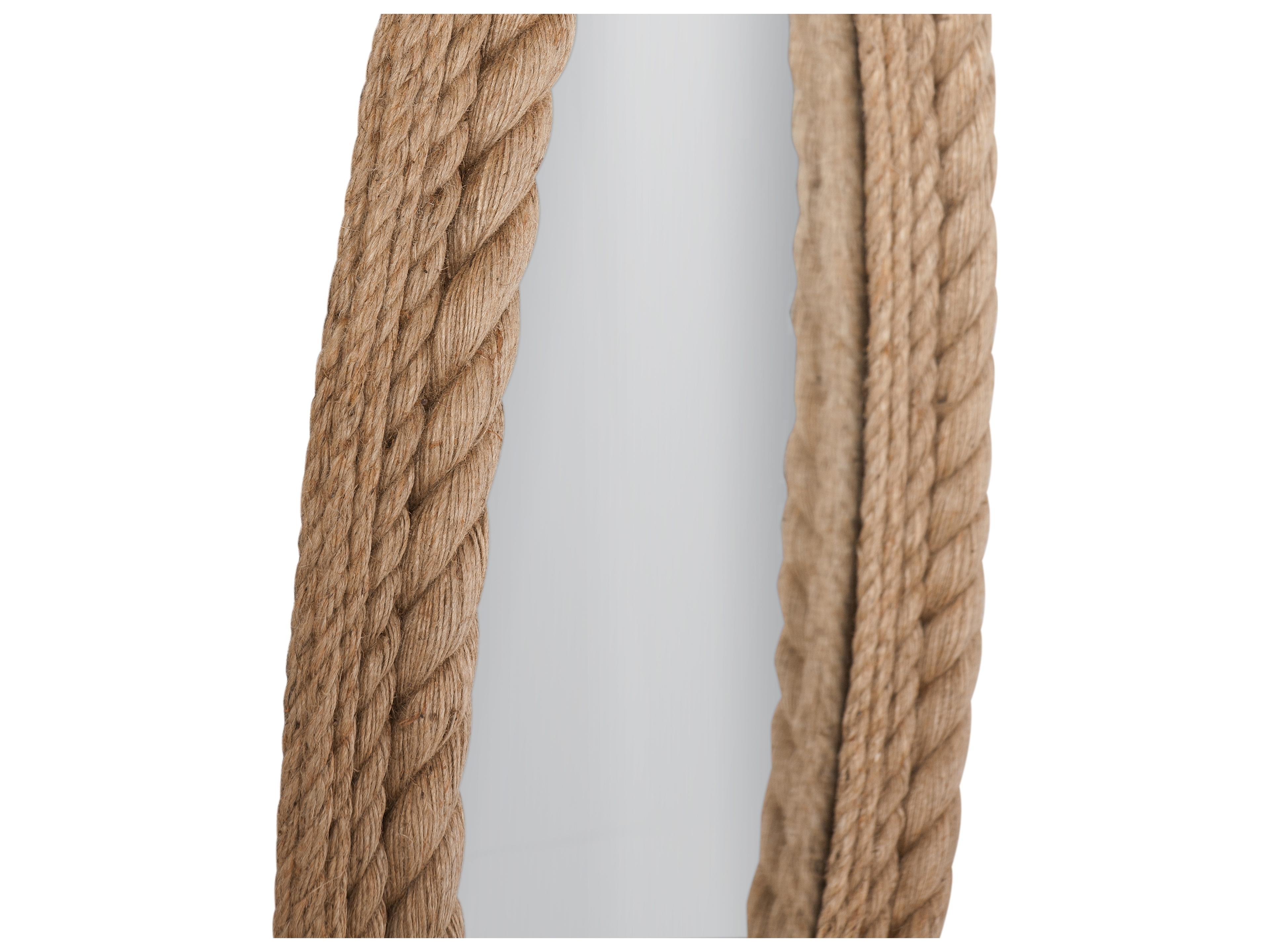 Bassett Mirror Pan Pacific Rope Oval Wall Mirror