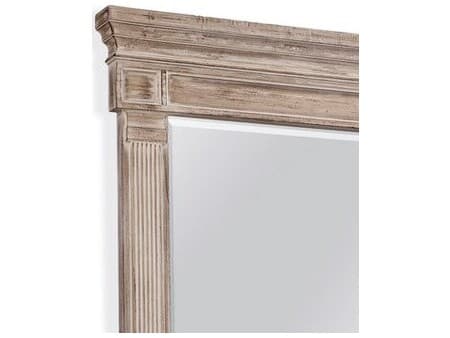 Bassett Mirror Ione Distressed Gray Floor Rectangular