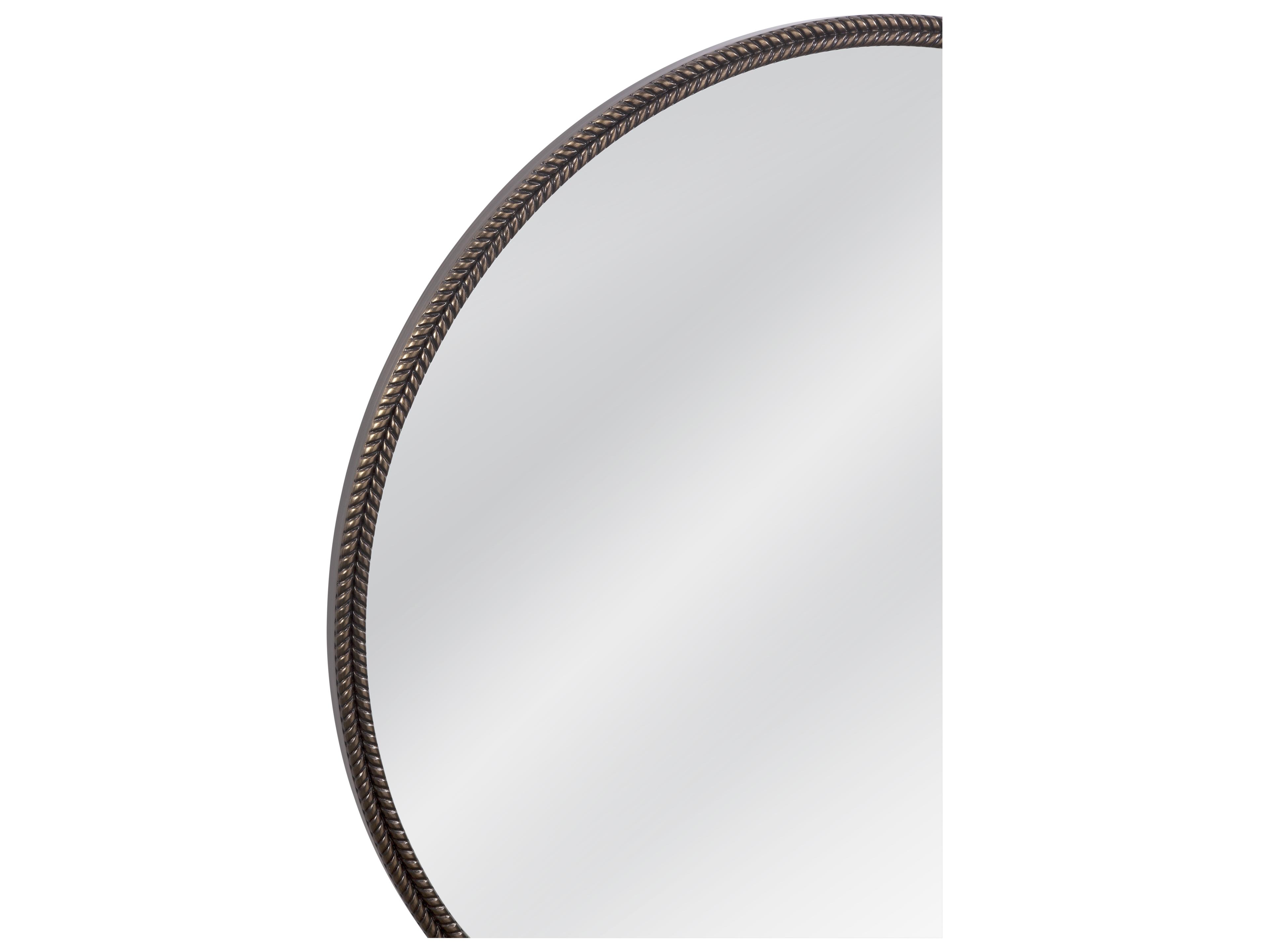 Bassett Mirror Old World Hawthorne Round Wall Mirror