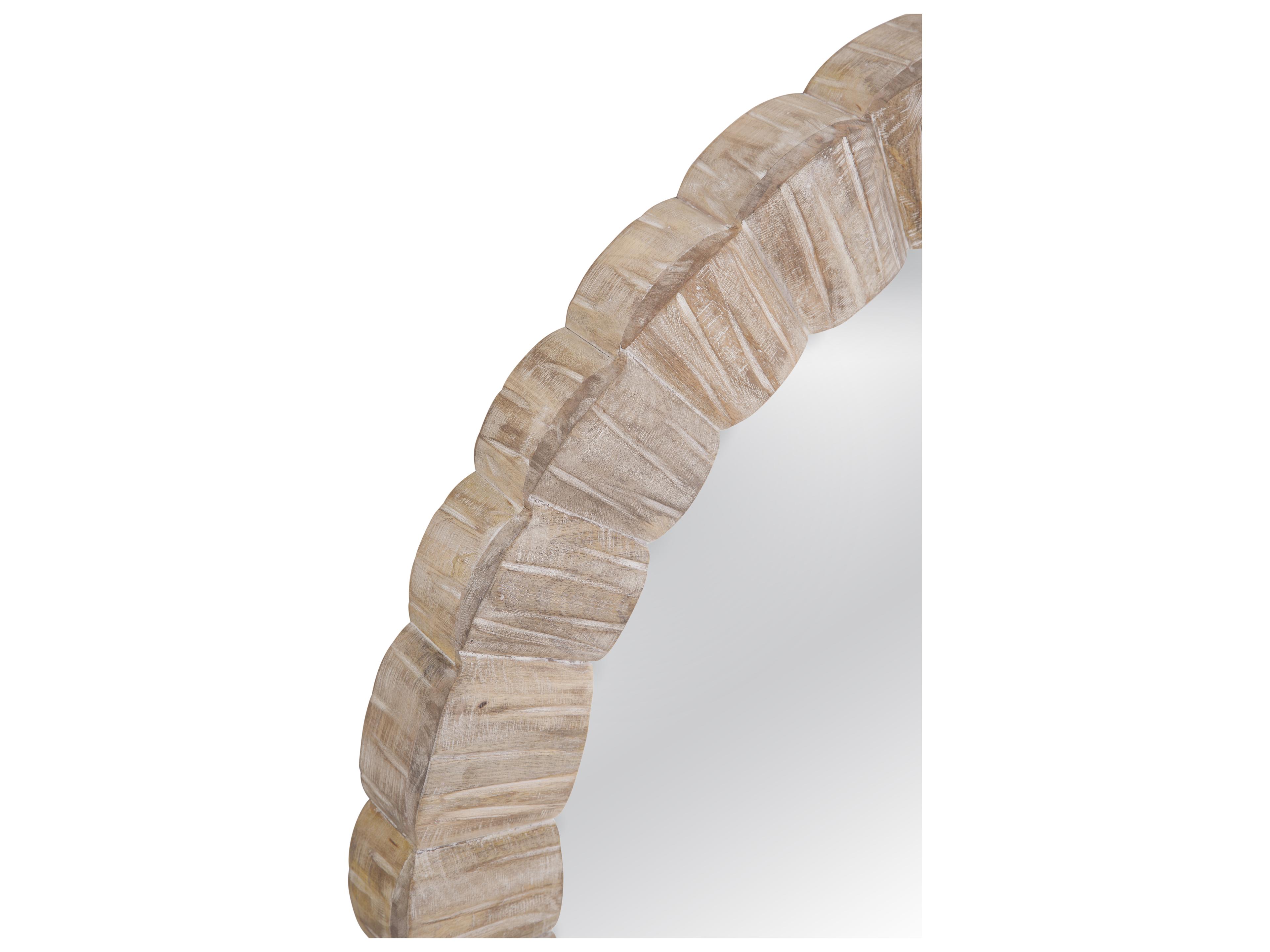 Bassett Mirror Jacque Natural Wall Round