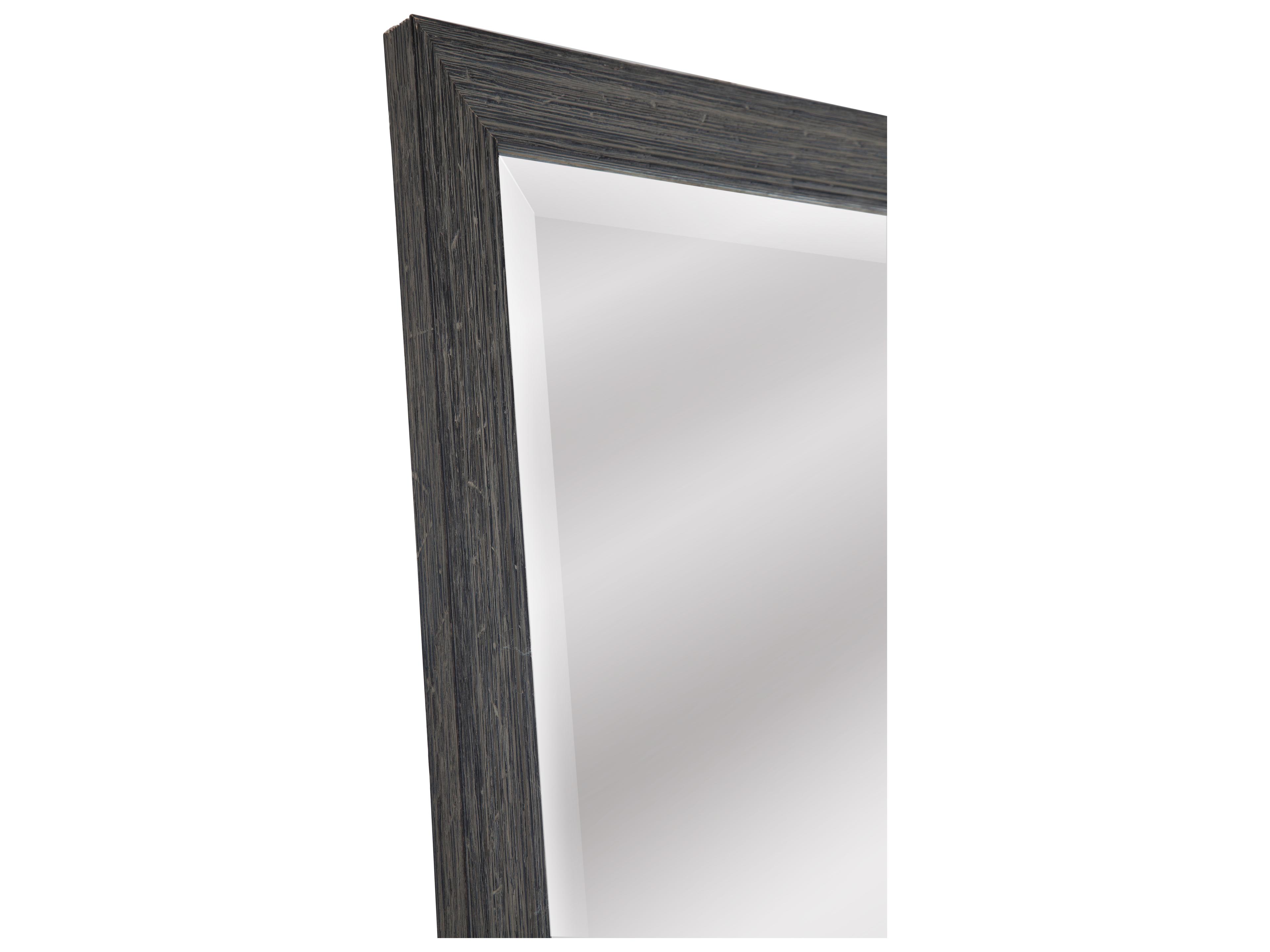 Bassett Mirror Timely Black Floor Rectangular