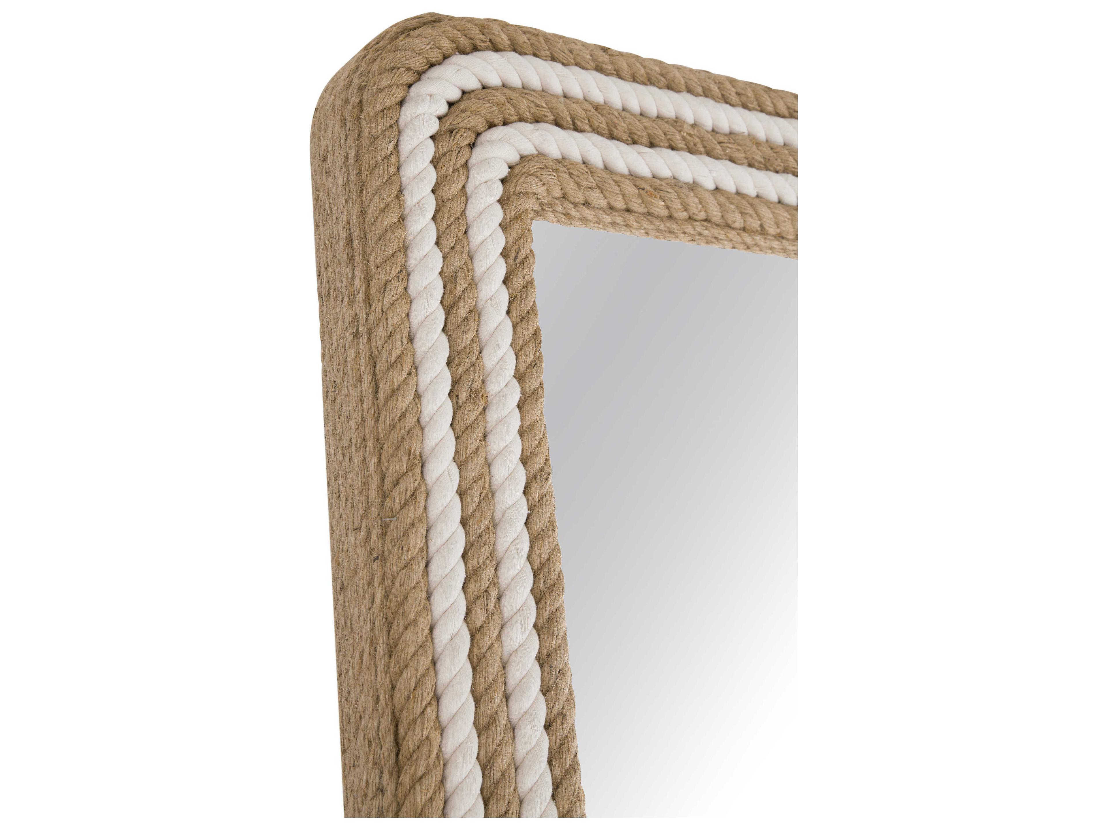 Bassett Mirror Kiko White Floor Rectangular