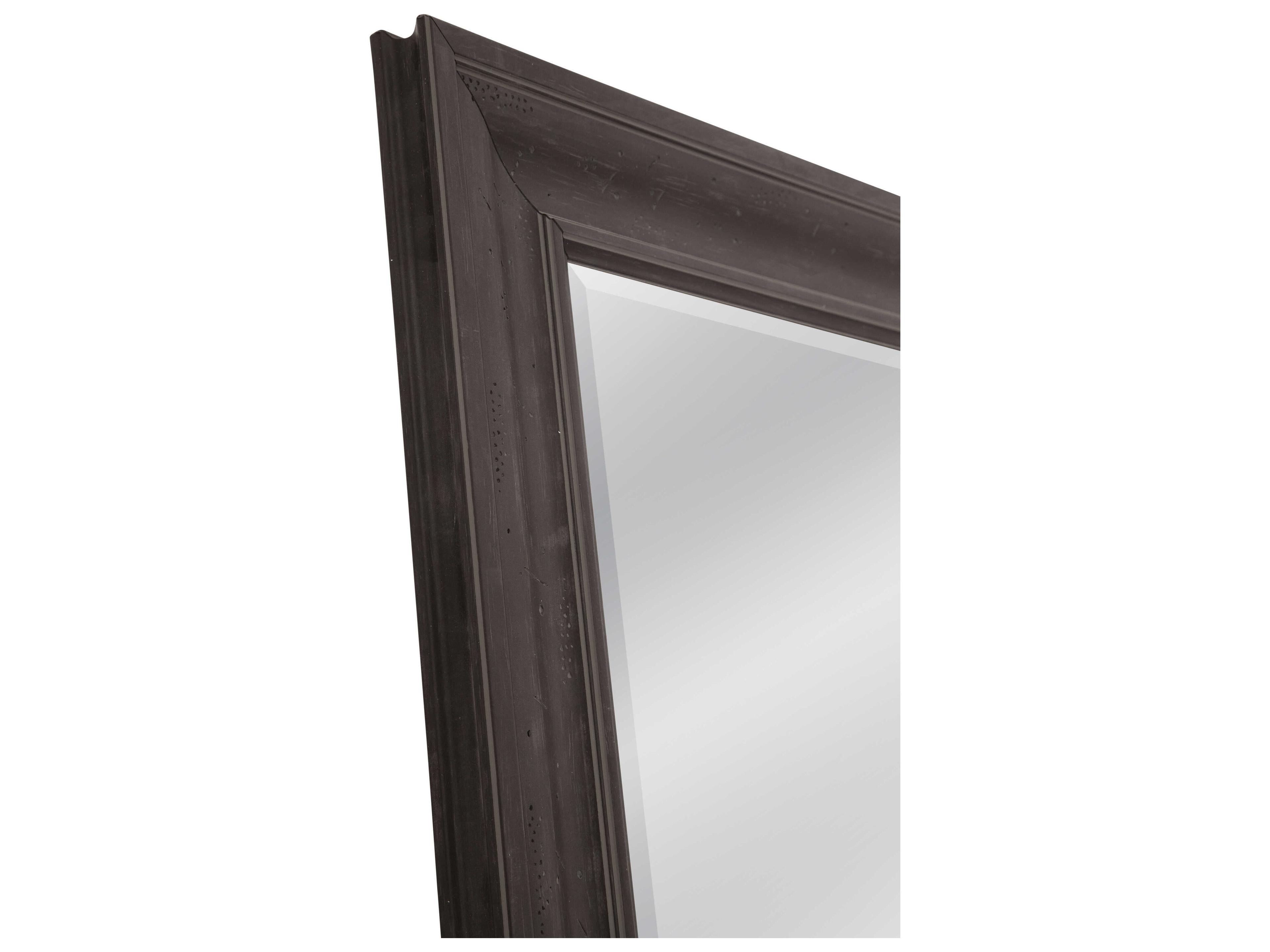 Bassett Mirror Mattern Black Floor Rectangular