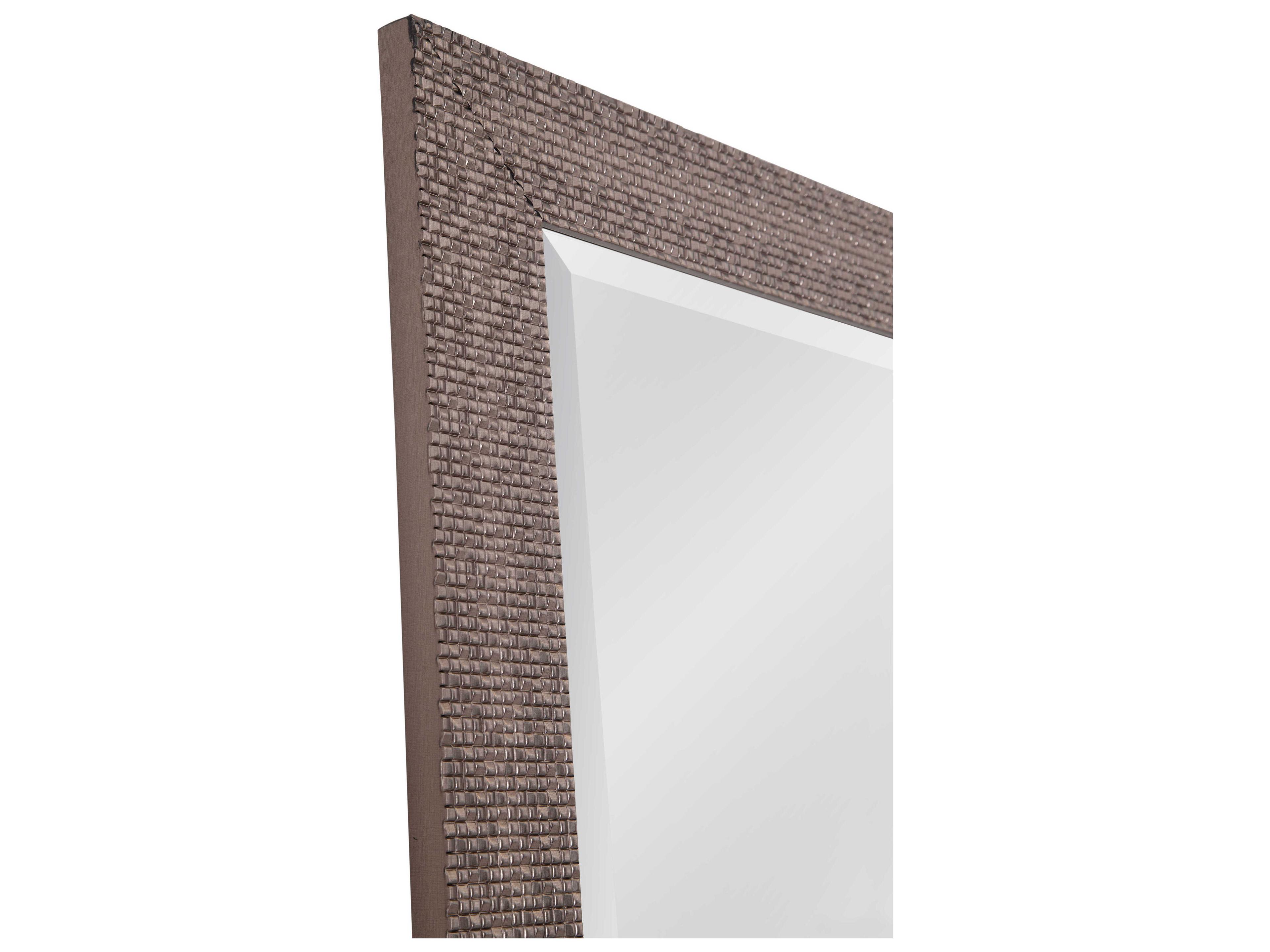 Bassett Mirror Juniper Silver Floor Rectangular