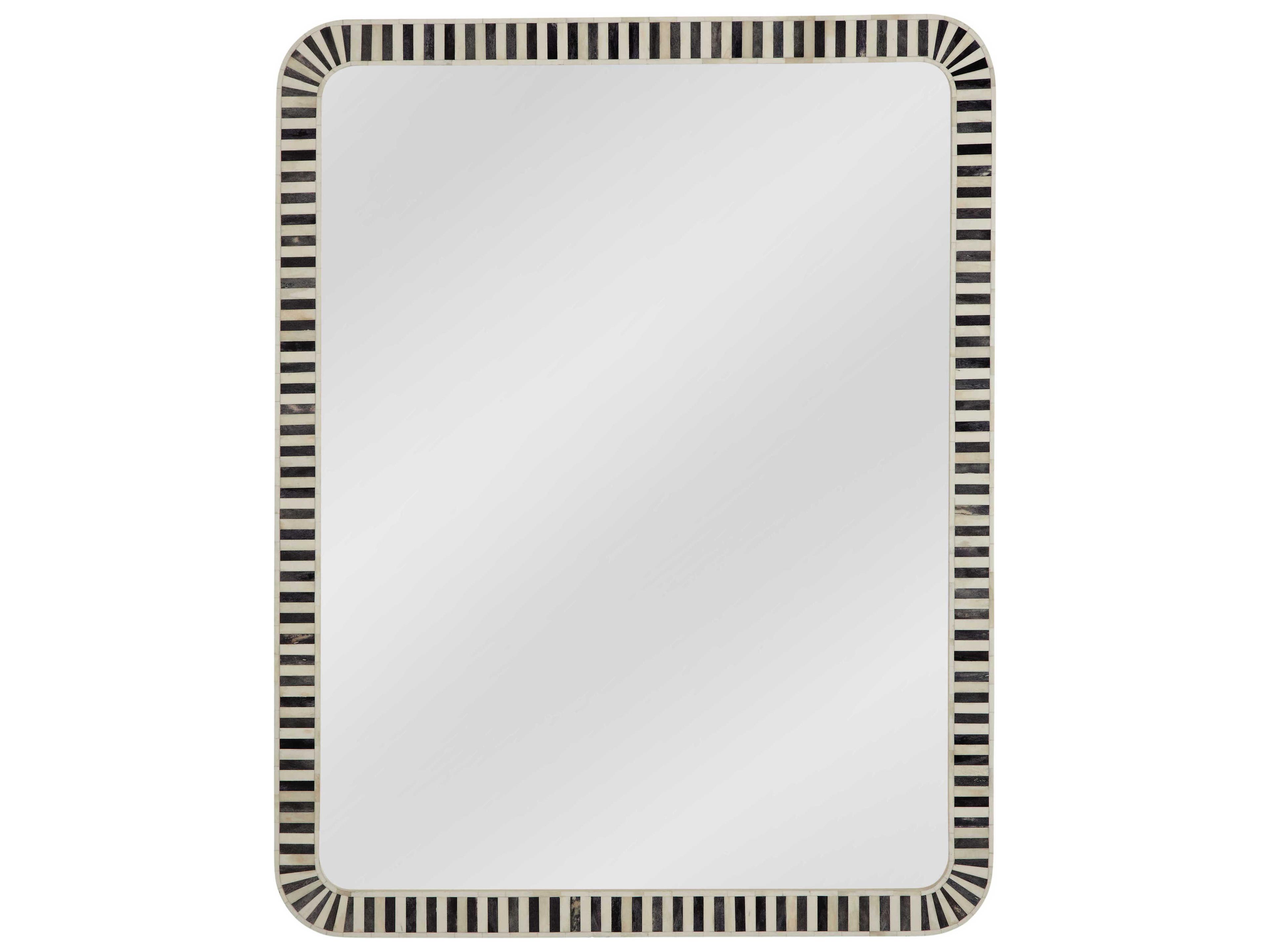 Bassett Mirror Cyrus Black Wall Rectangular