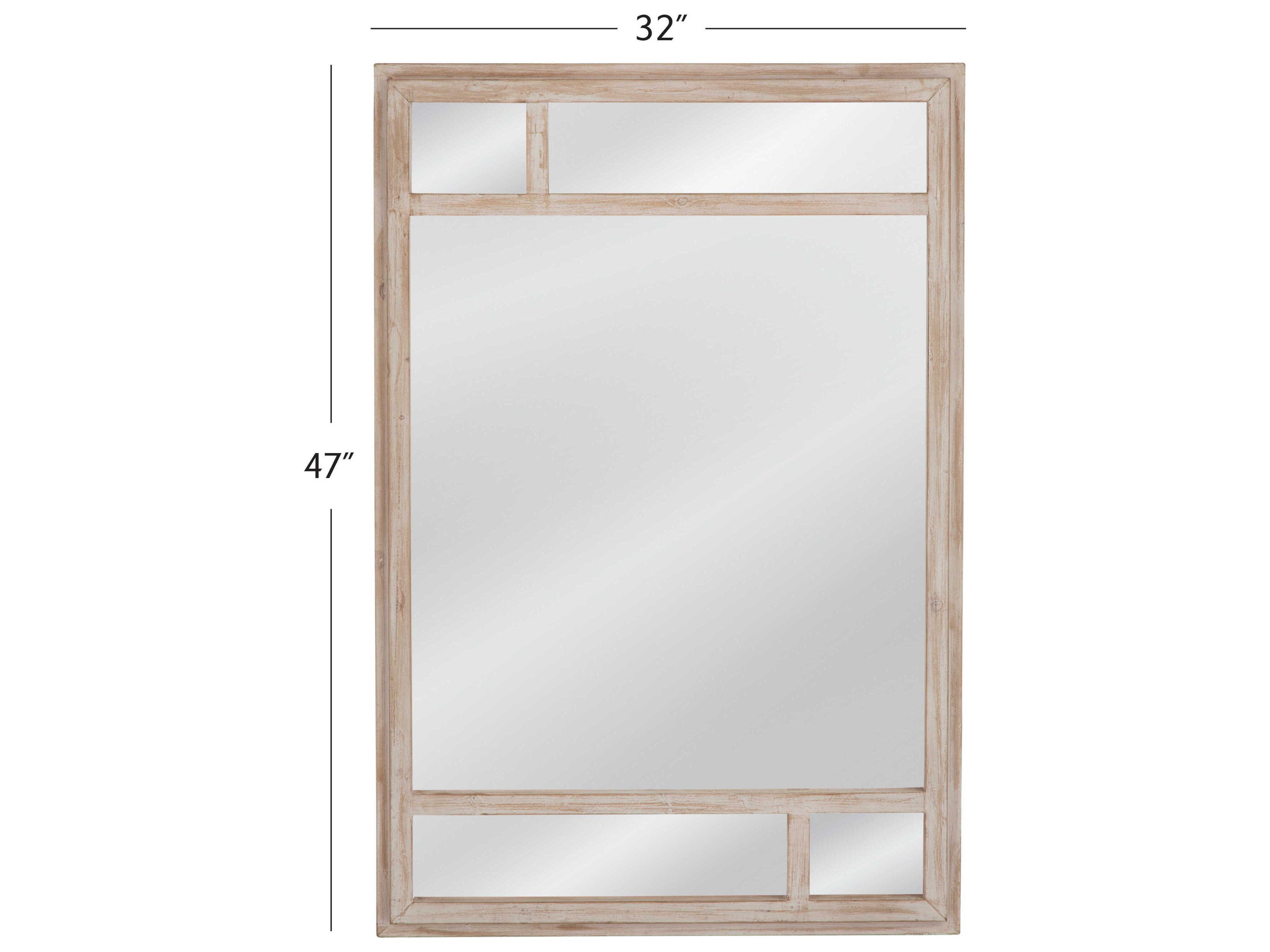 Bassett Mirror White Loudon Wall Mirror