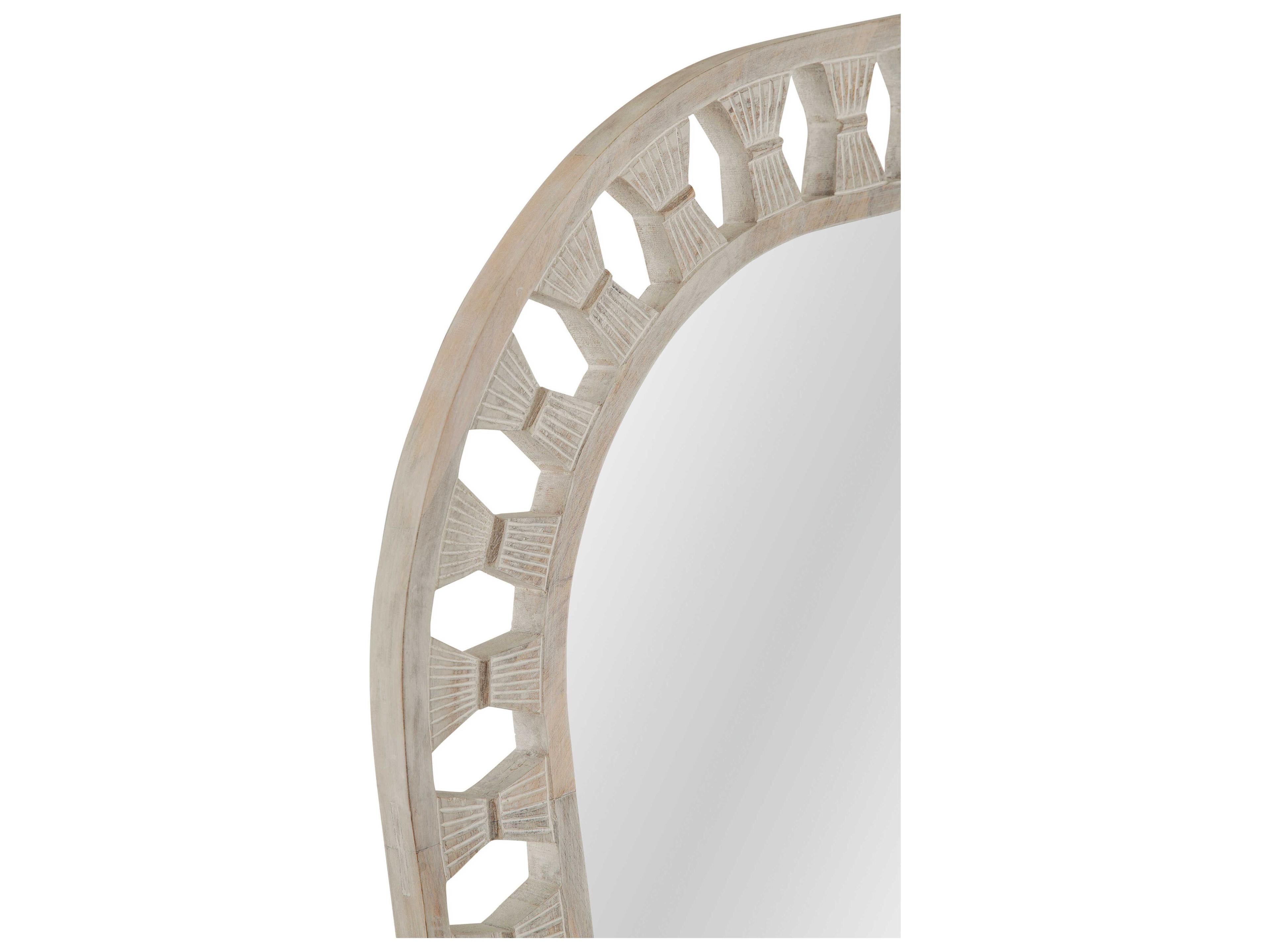 Bassett Mirror White Enya Wall Mirror