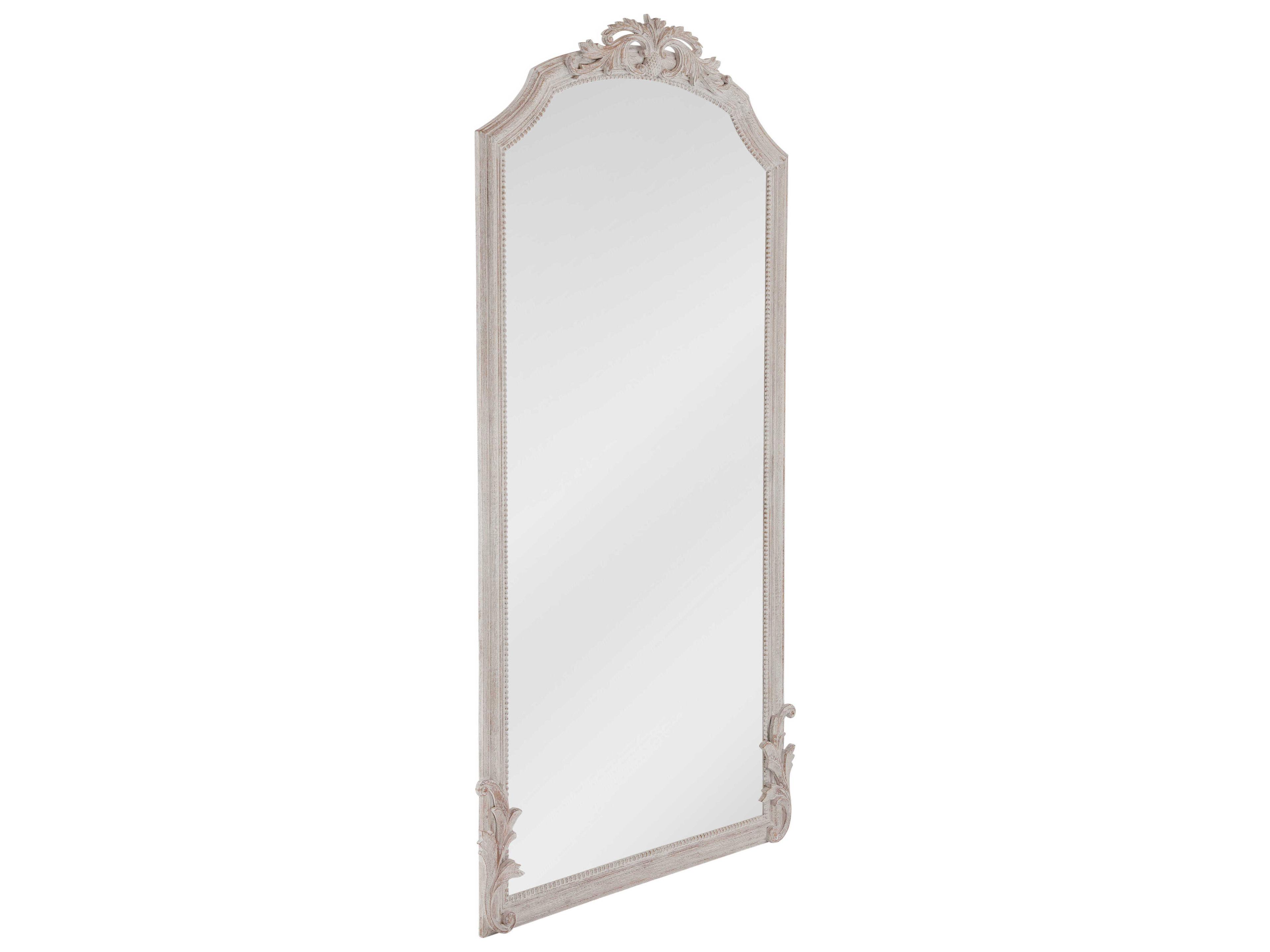 Bassett Mirror White Coltrane Floor Mirror