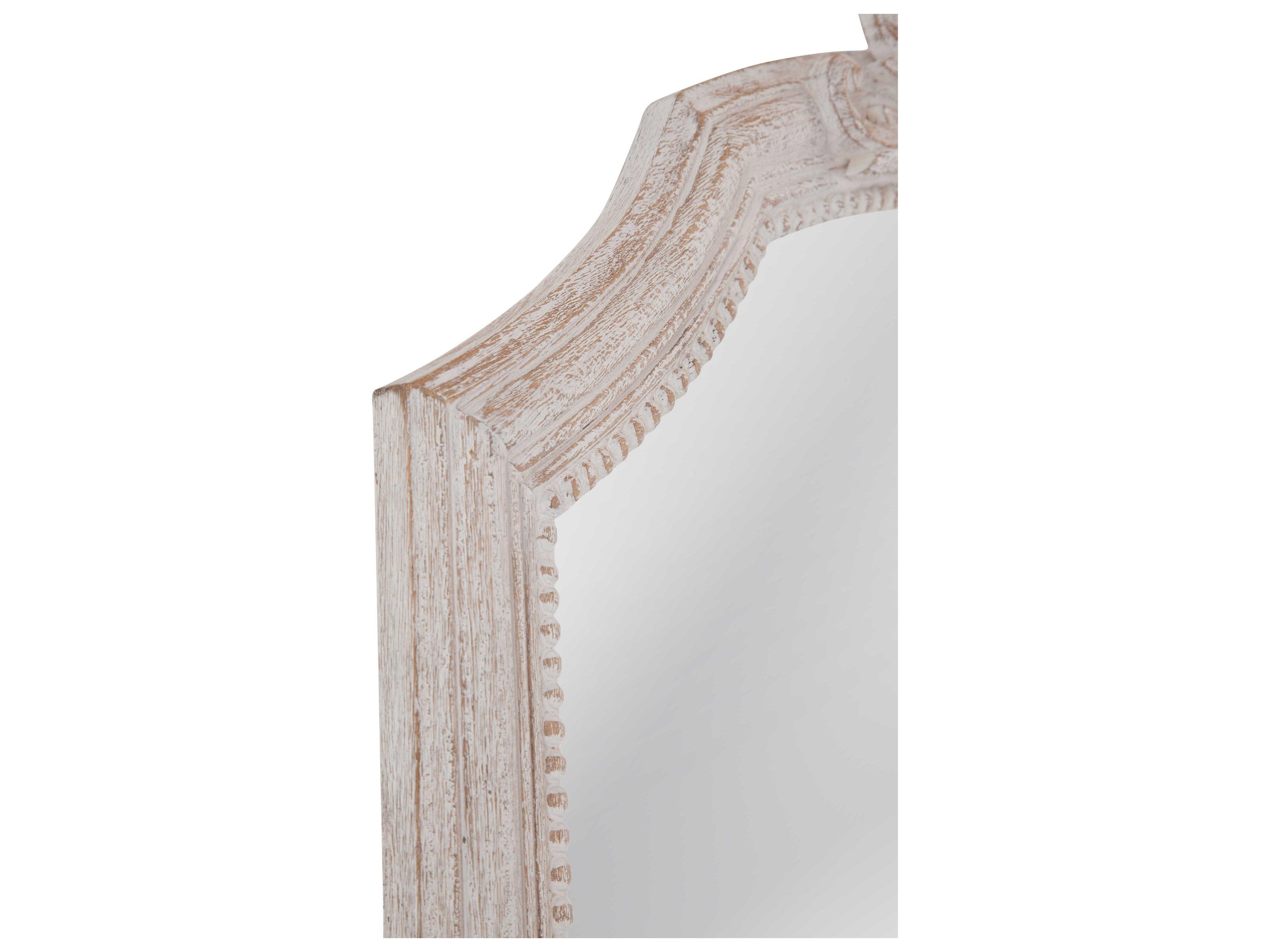 Bassett Mirror White Coltrane Floor Mirror