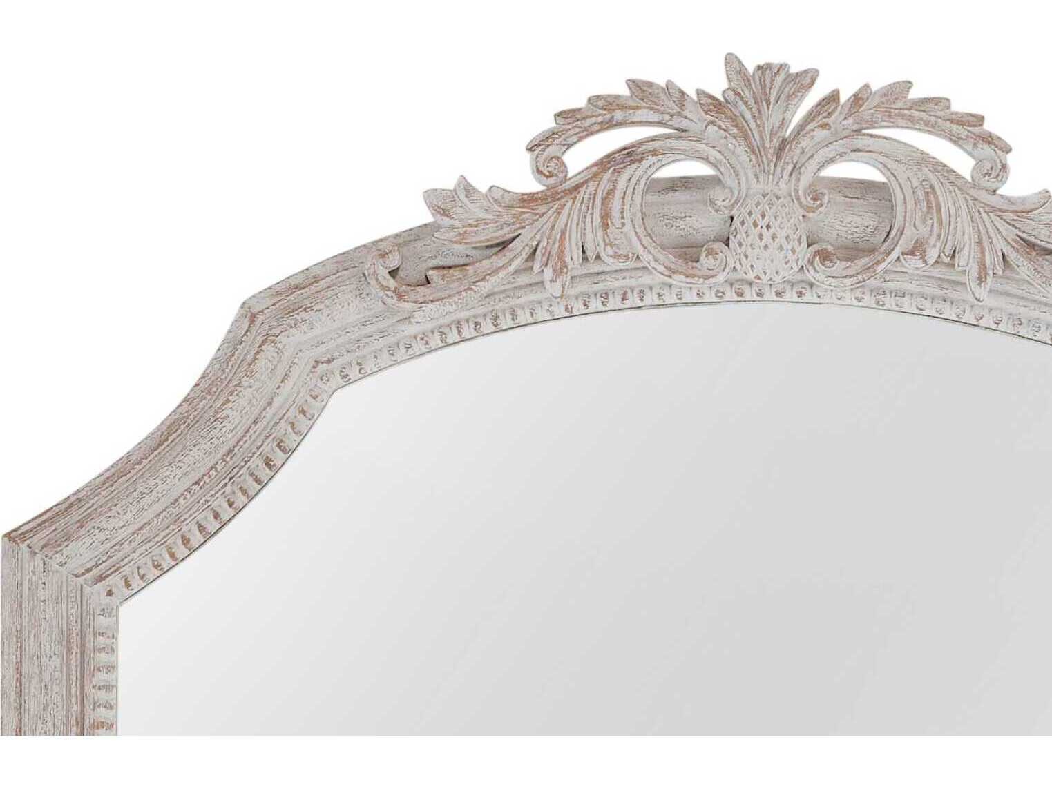 Bassett Mirror White Coltrane Floor Mirror