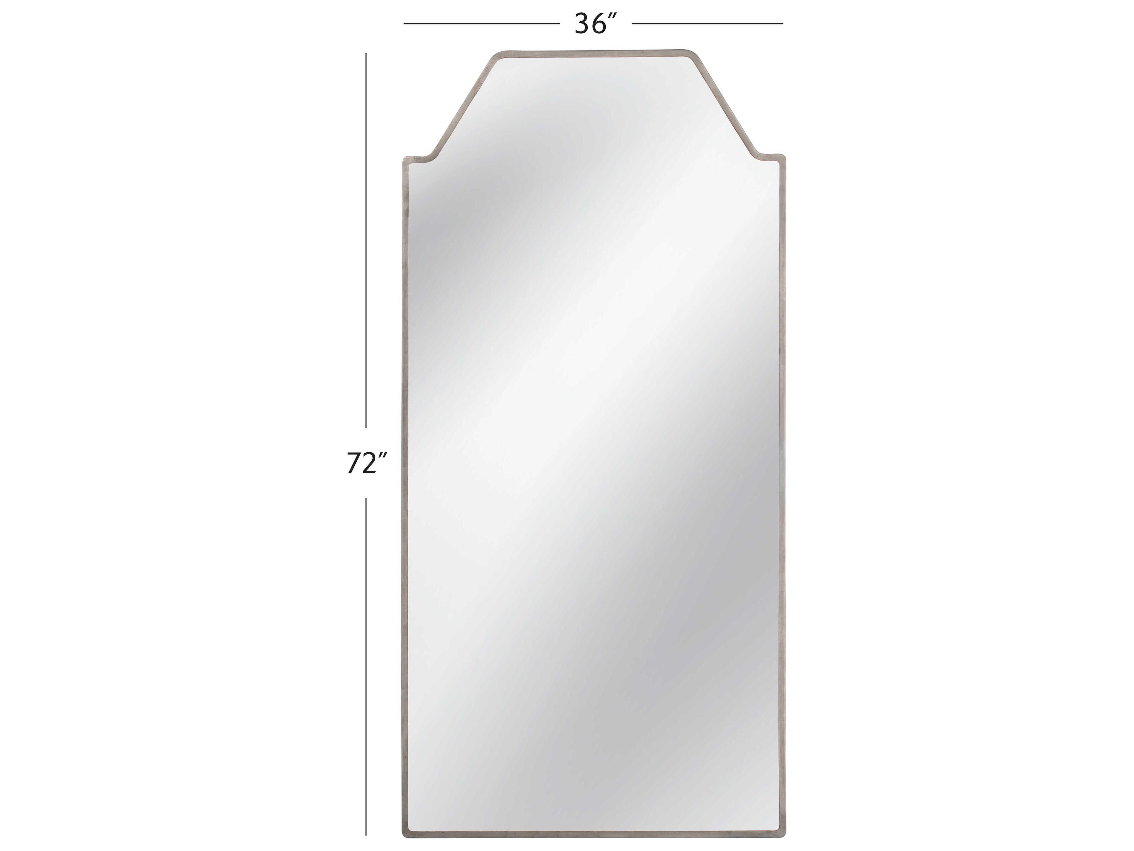 Bassett Mirror Silver Annabelle Floor Mirror