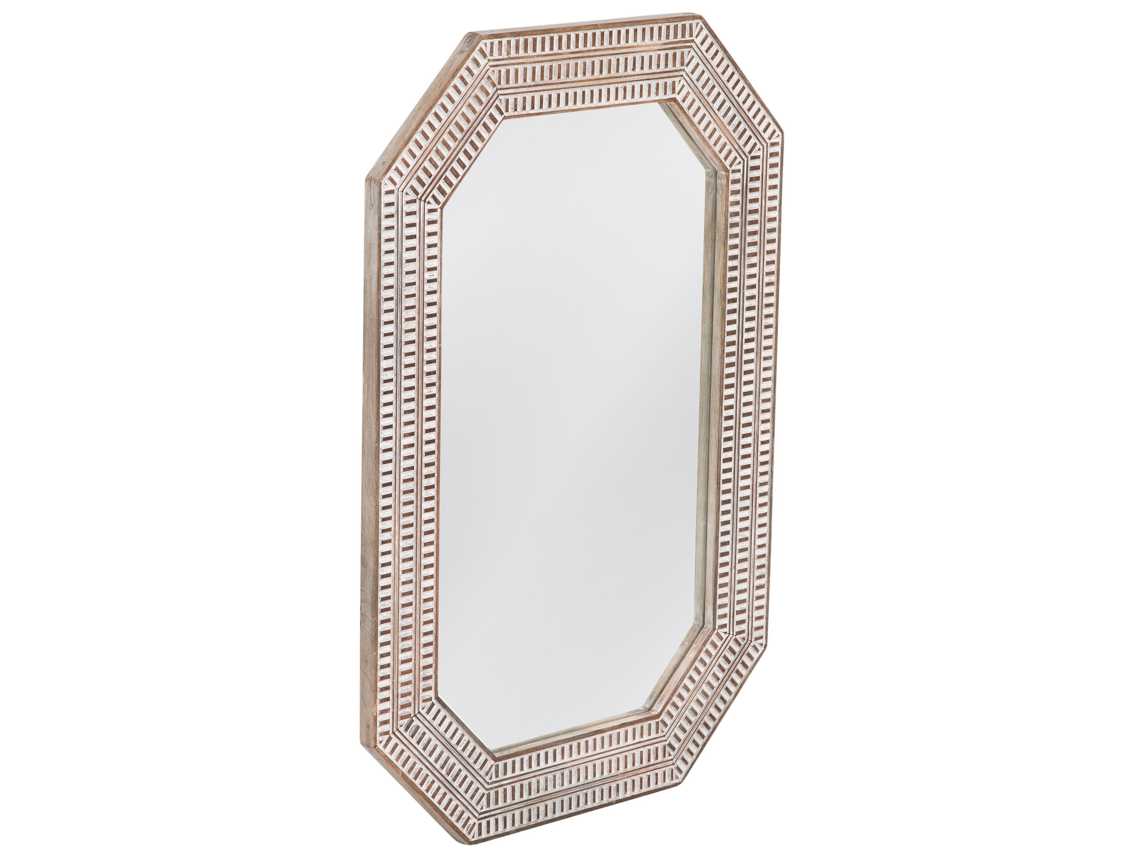 Bassett Mirror Michael White Washed Wall Mirror