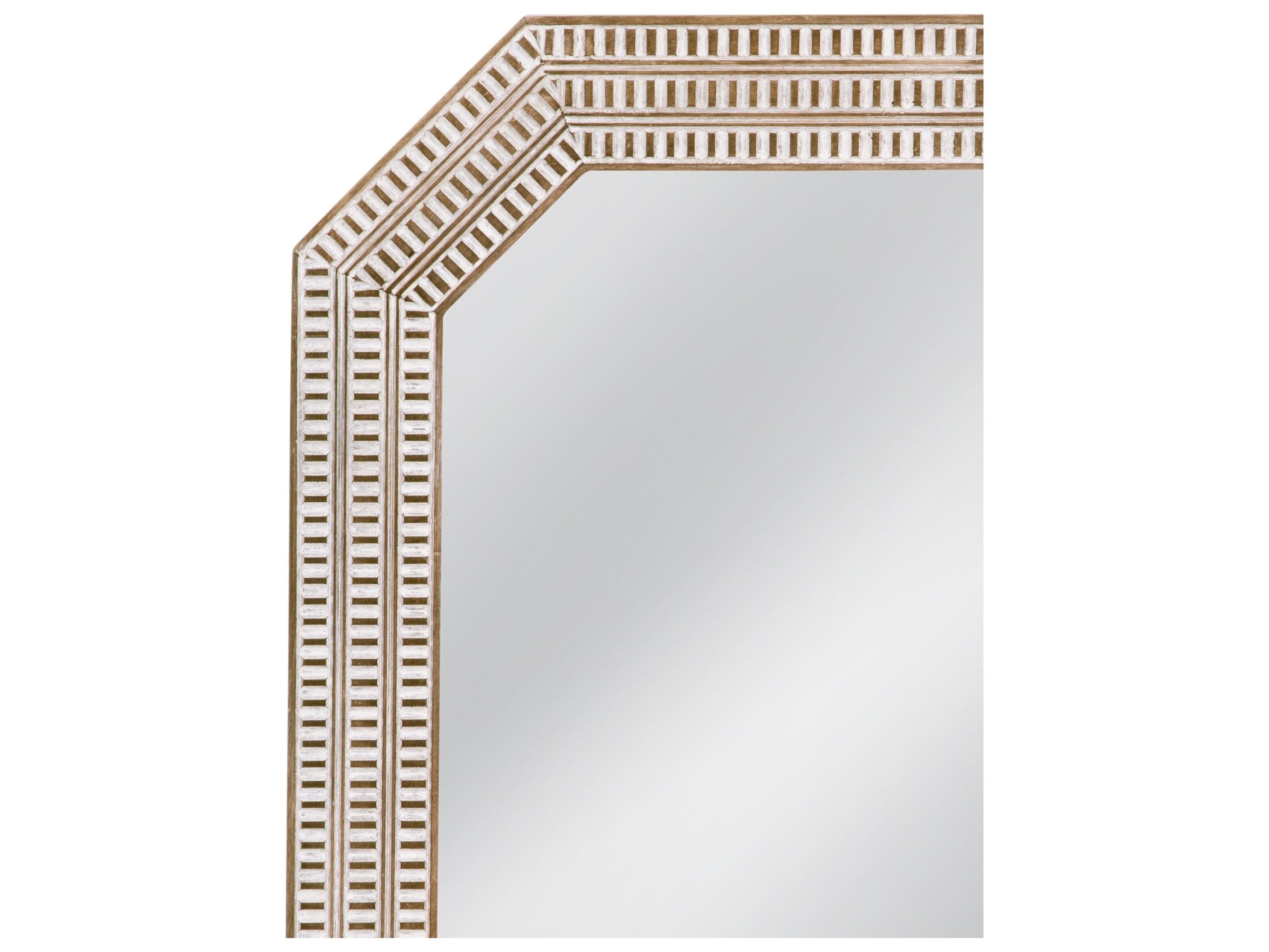 Bassett Mirror Michael White Washed Wall Mirror