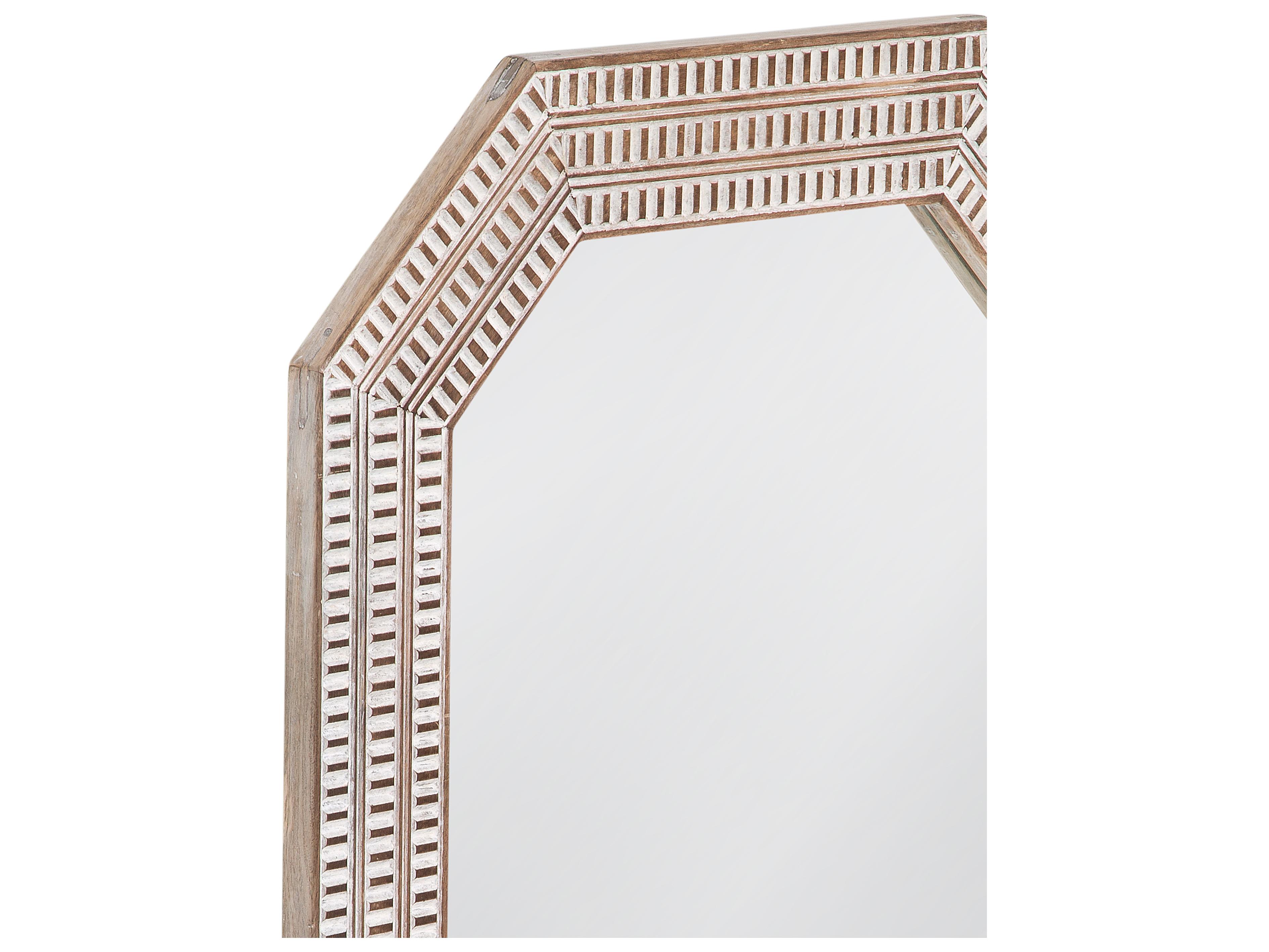Bassett Mirror Michael White Washed Wall Mirror
