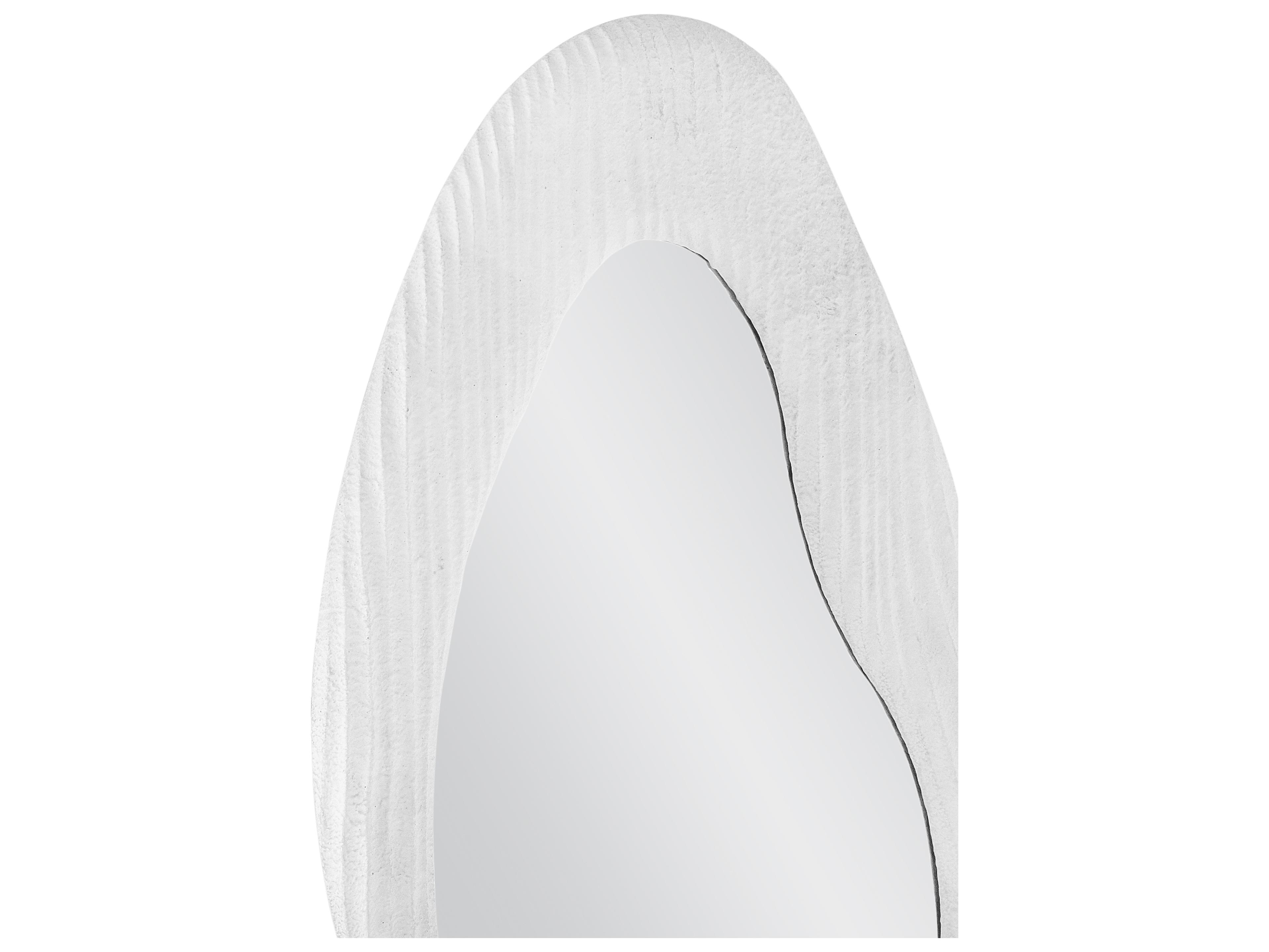 Bassett Mirror Dianne Matte White Wall Mirror