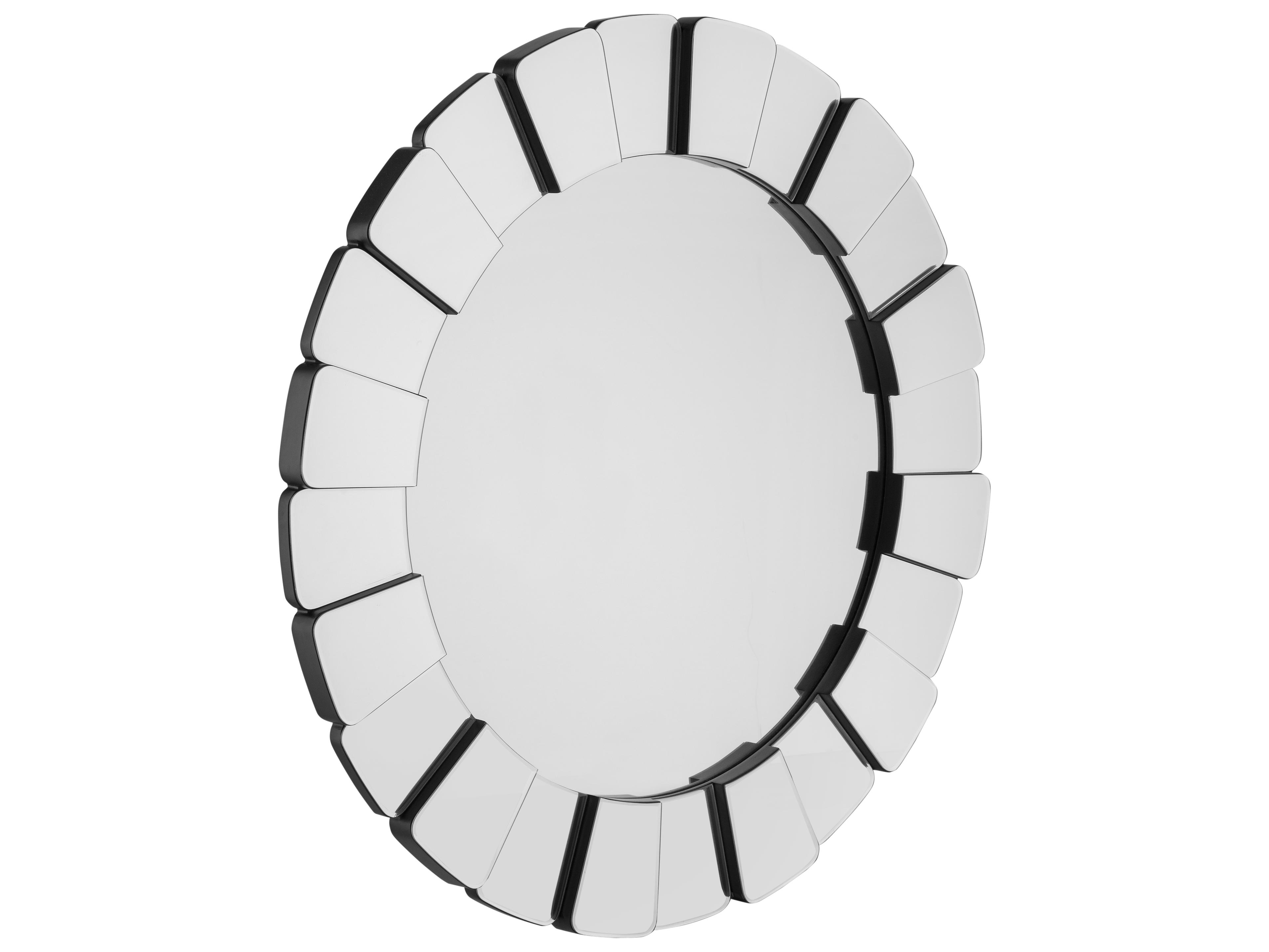Bassett Mirror Leona Clear Round Wall Mirror
